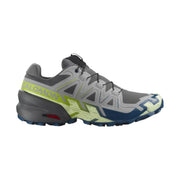 Salomon Men's Speedcross 6 Trail Running Shoes - Castlerock/Lime Cream/Poseidon by Lenny's Shoe & Apparel