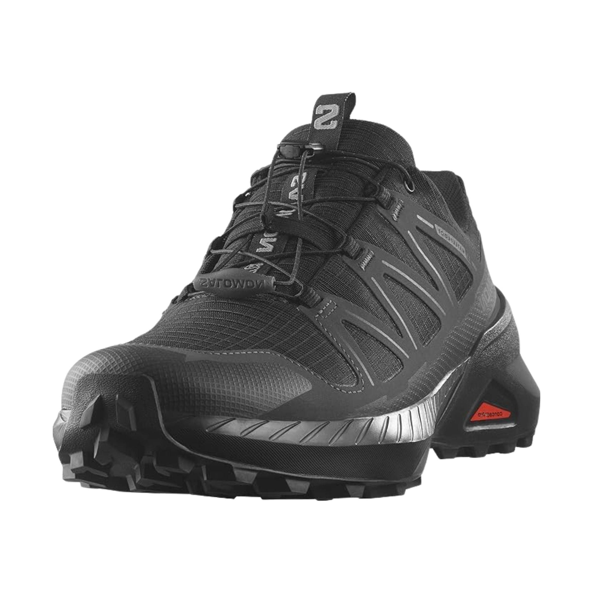 Salomon Men's Speedcross Peak Climasalomon Waterproof Trail Running Shoes - Black/Black/Phantom by Lenny's Shoe & Apparel