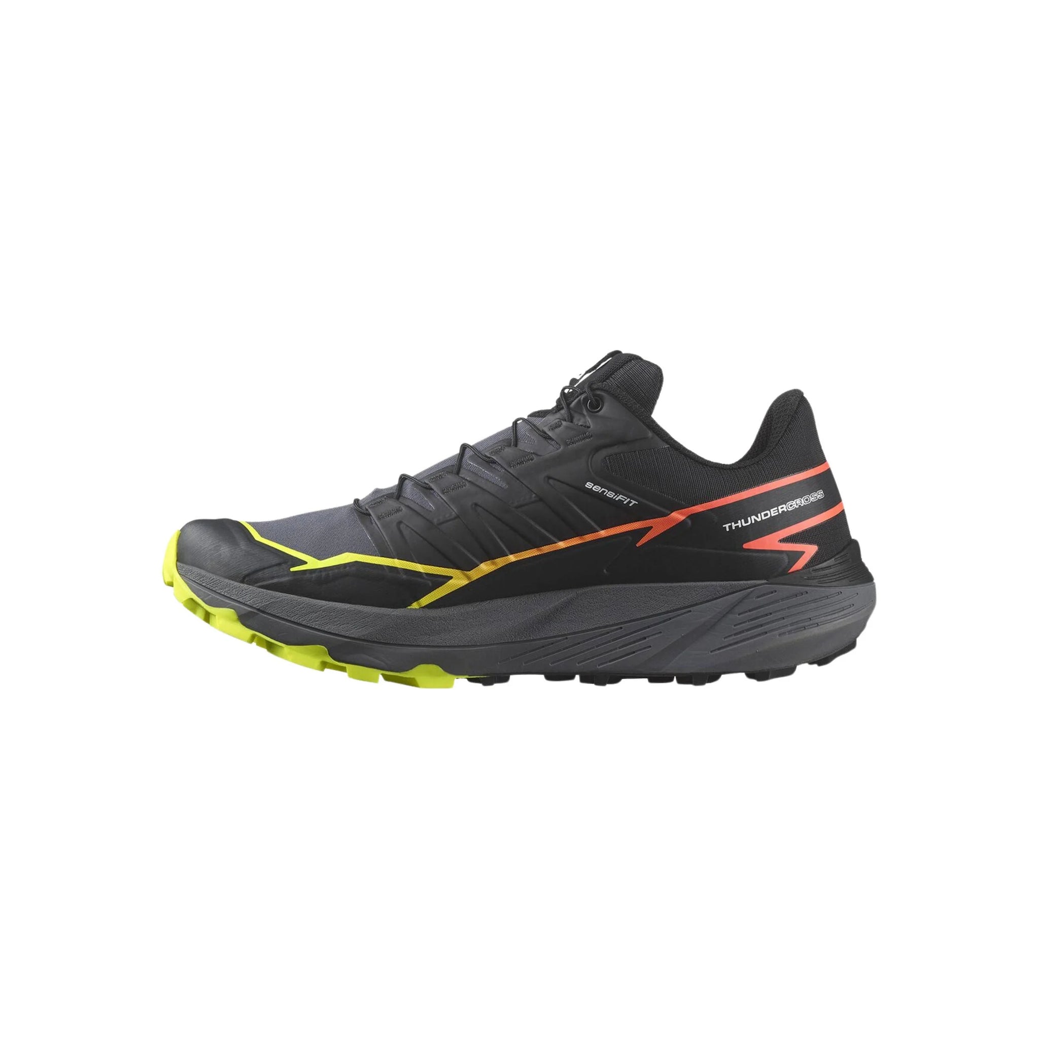 Salomon Men's Thundercross Trail Running Shoes - Black/Quiet Shade/Fiery Coral by Lenny's Shoe & Apparel
