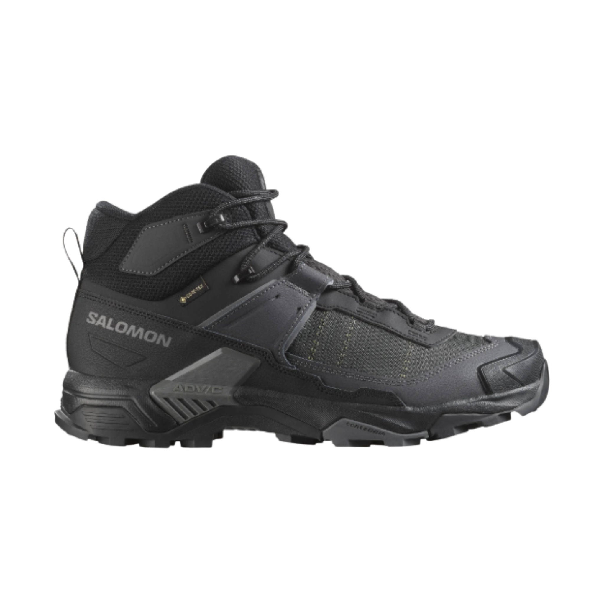 Salomon Men's X Ultra 5 Mid Gore Tex Hiking Boots - Black/Asphalt Castlerock by Lenny's Shoe & Apparel