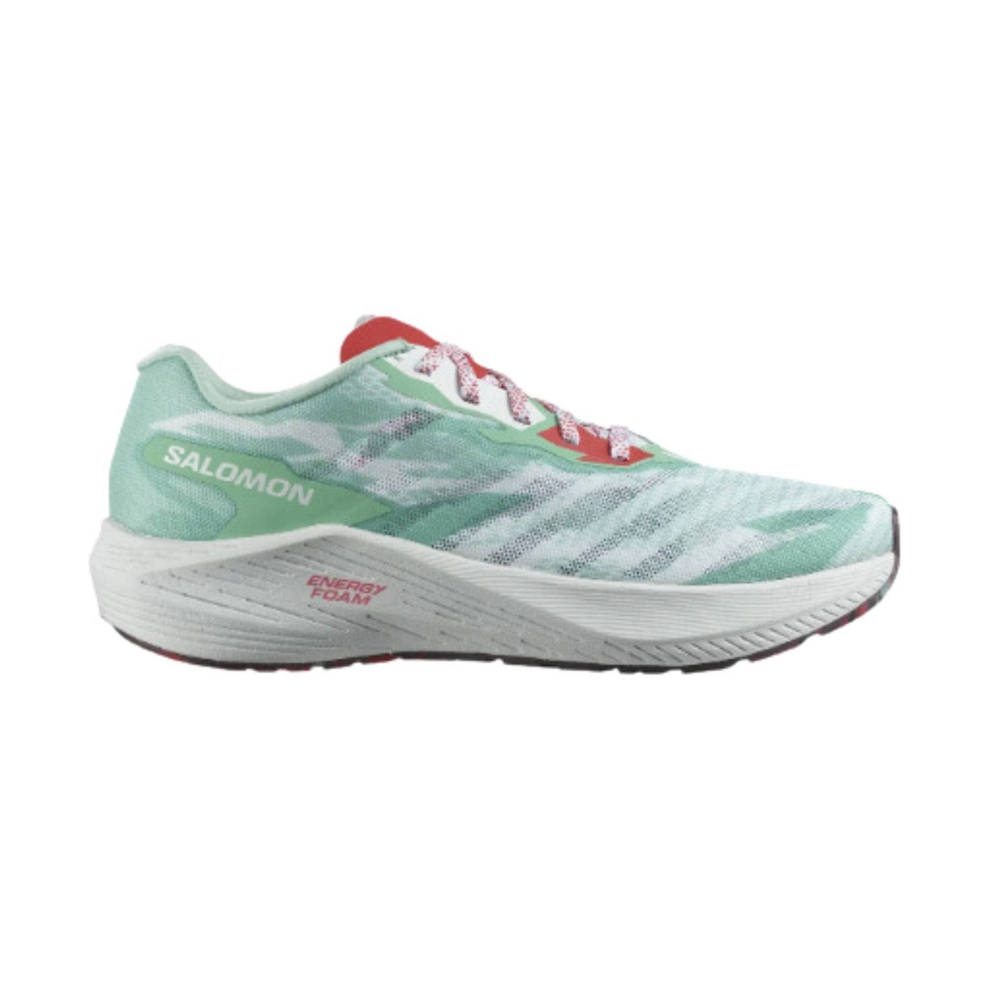 Salomon Women's Aero Volt Running Shoe - Yucca/White/Poppy Red by Lenny's Shoe & Apparel