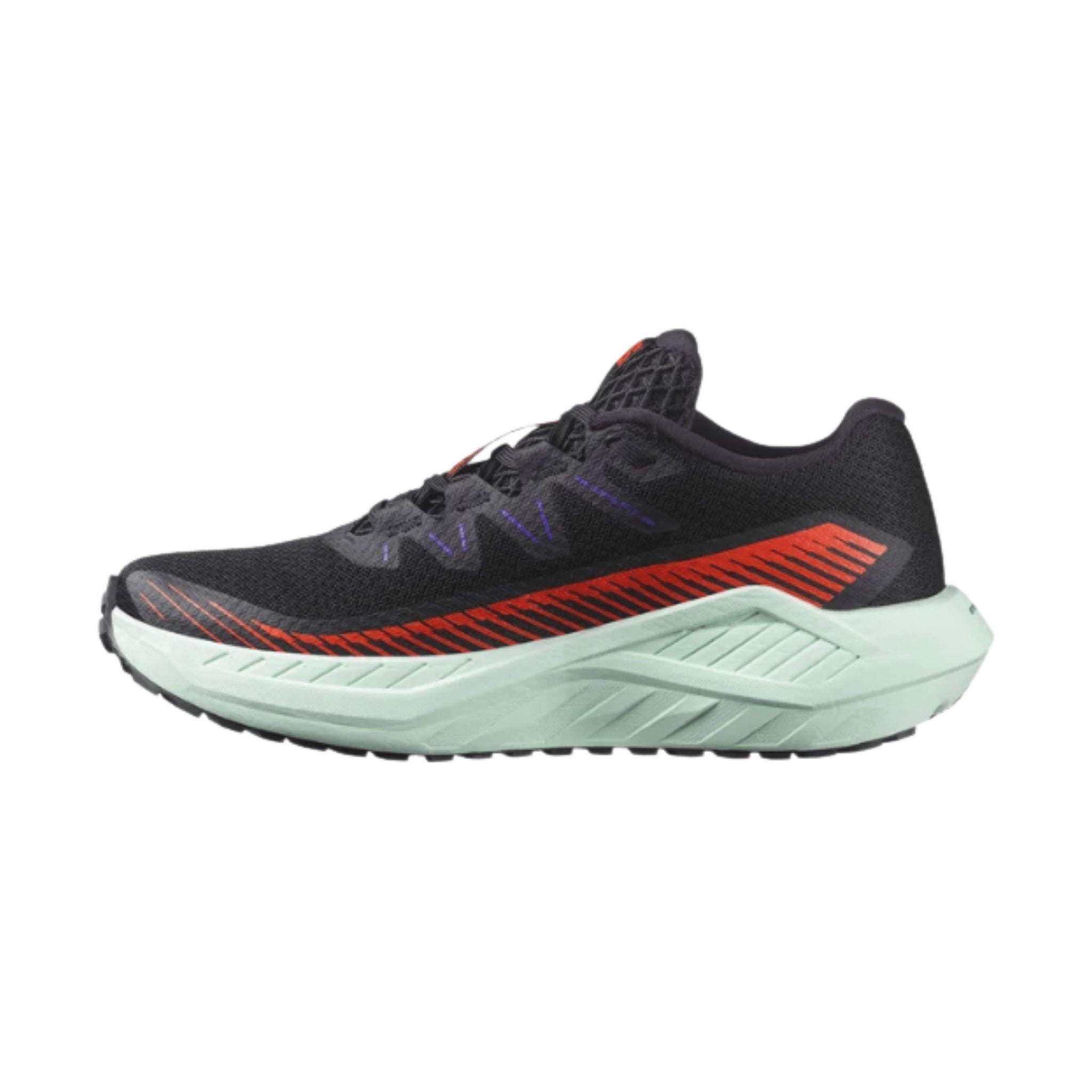 Salomon Women's DRX Defy Gravel Road Running Shoes - Black/Cherry Tomato/ Bay by Lenny's Shoe & Apparel