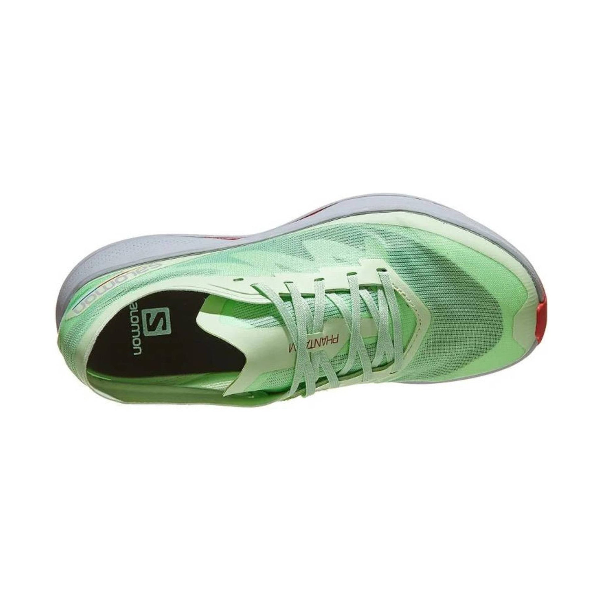 Salomon Women's Phantasm Running Shoe - Patina Green/Pearl Blue/Poppy Red by Lenny's Shoe & Apparel