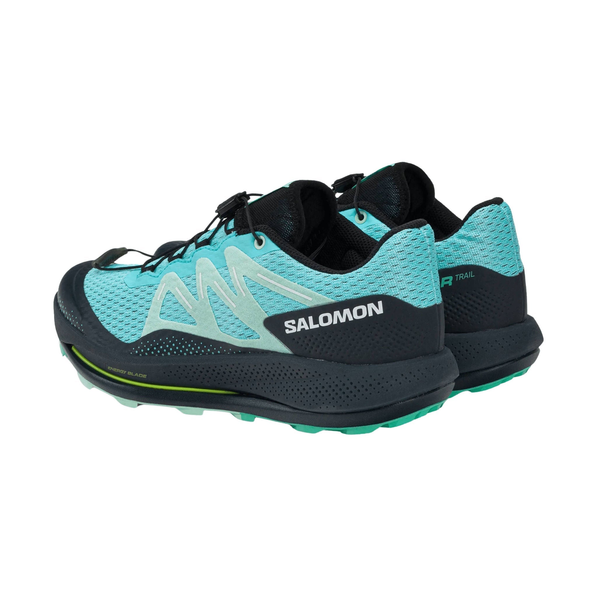Salomon Women's Pulsar Trail Running Shoes - Blue Radiance/Carbon/Yucca by Lenny's Shoe & Apparel