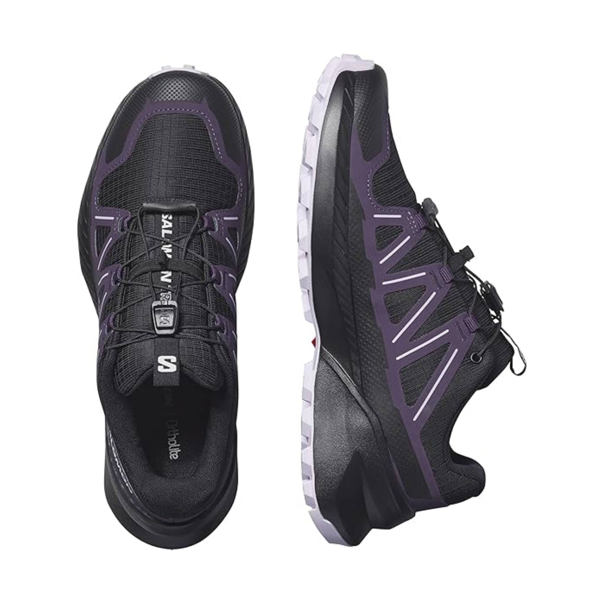 Salomon Women's Speedcross Peak Hiking Shoes - Black/Nightshade/Orchid Petal by Lenny's Shoe & Apparel