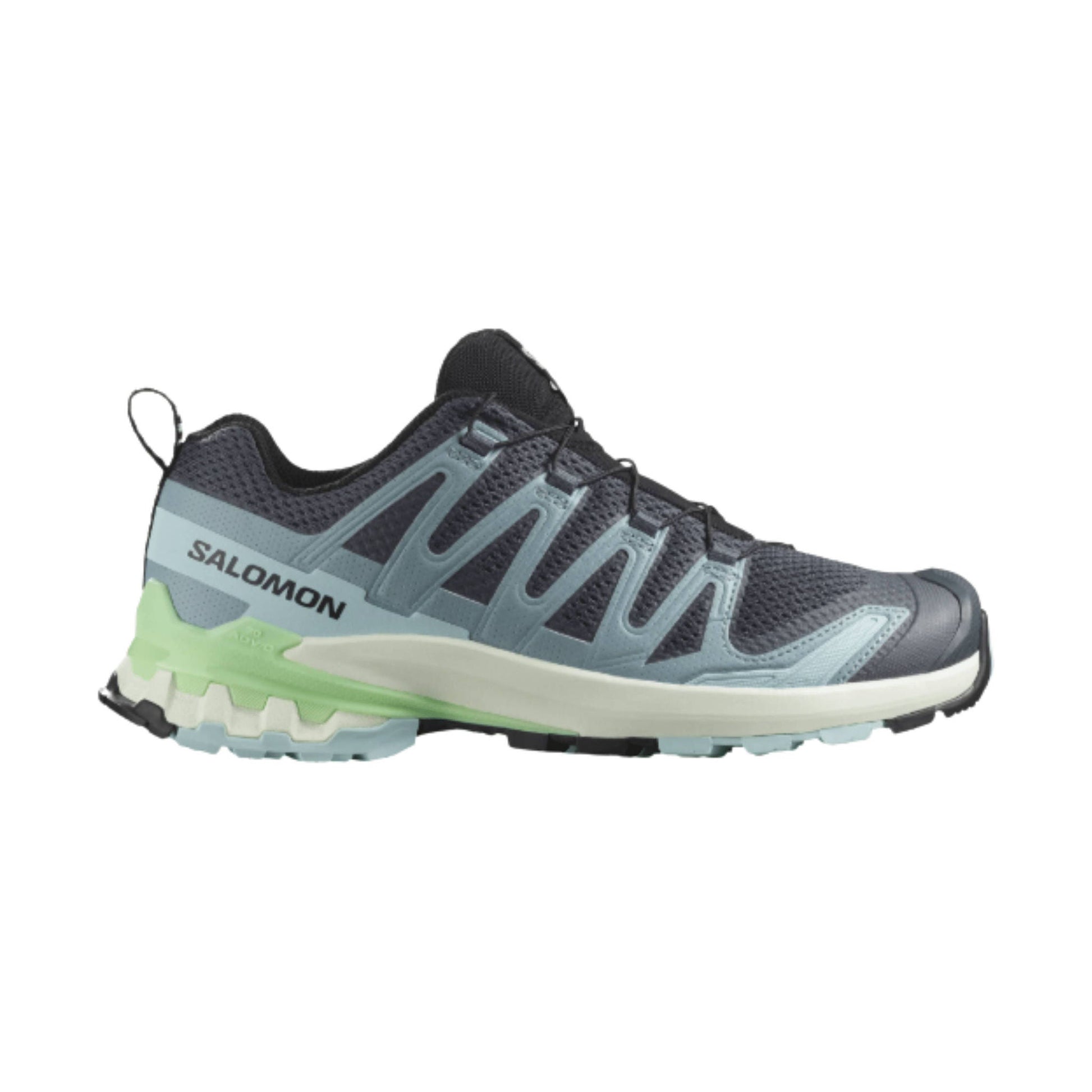 Salomon Women's XA Pro 3D V9 Trail Running Shoes - Turbulence/Iced Aqua/Patina Green by Lenny's Shoe & Apparel