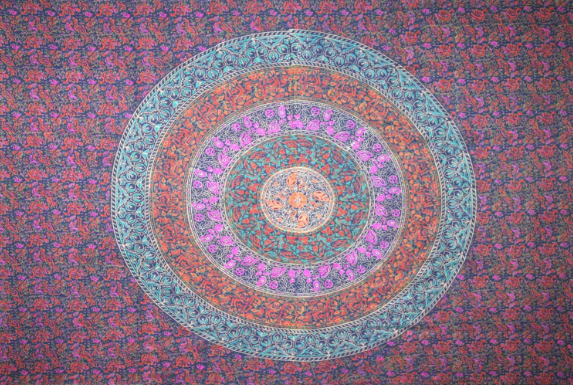 Tapestry Single Size Sanganeer Navy by Homeportonline