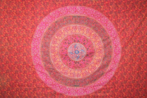 Tapestry Twin Size Sanganeer Red by Homeportonline
