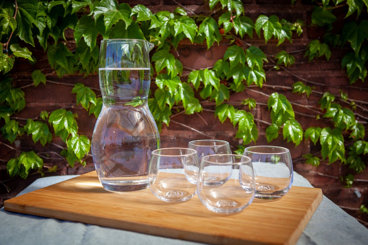 Short Stemless Wine Glass