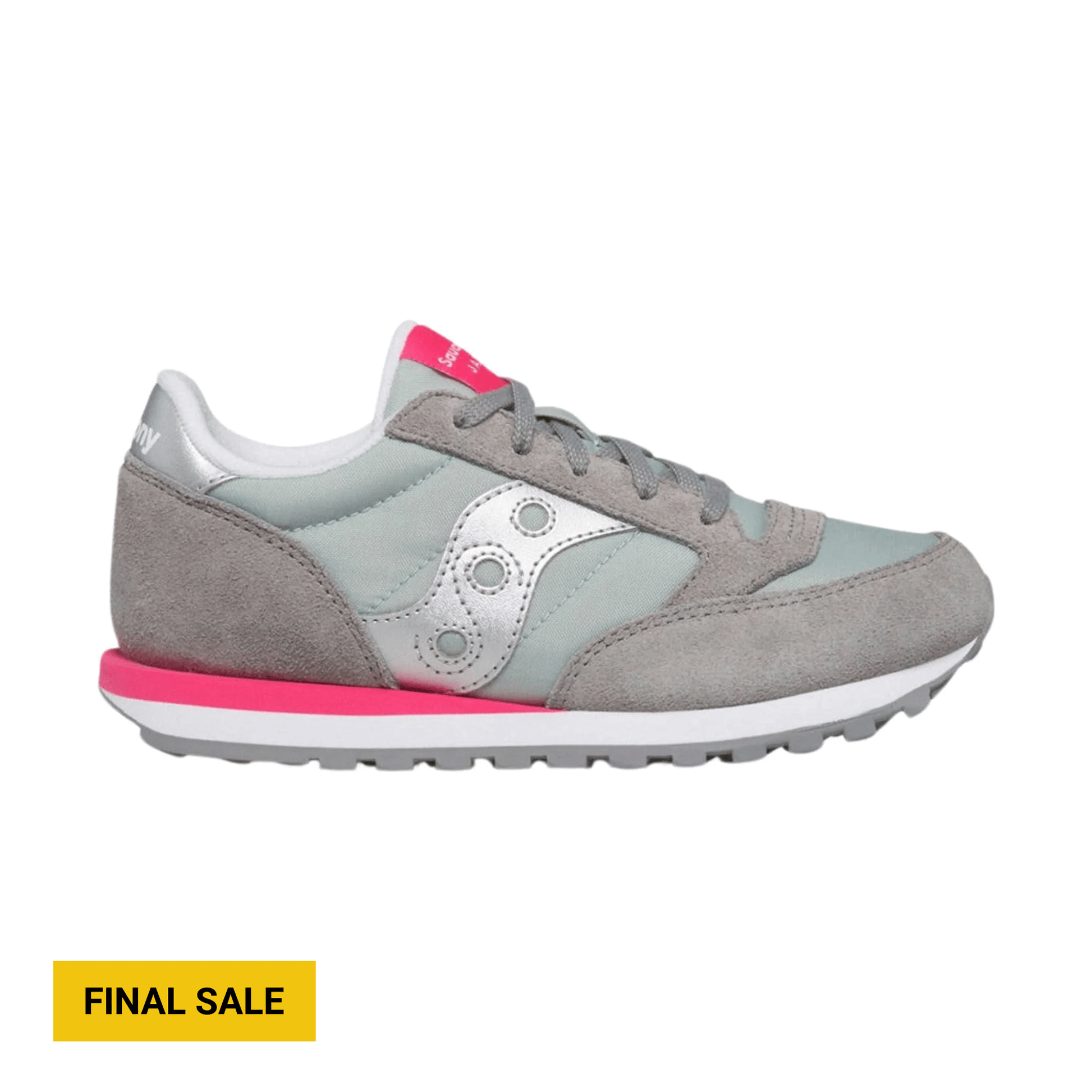 Saucony Kids' Jazz Original Shoes - Grey/Pink by Lenny's Shoe & Apparel