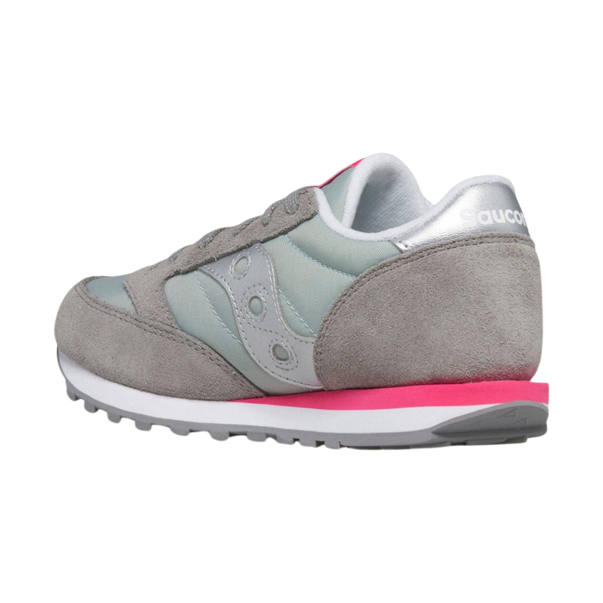 Saucony Kids' Jazz Original Shoes - Grey/Pink by Lenny's Shoe & Apparel