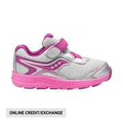 Saucony Kids' Ride 10 Jr Shoe - Silver/Pink by Lenny's Shoe & Apparel