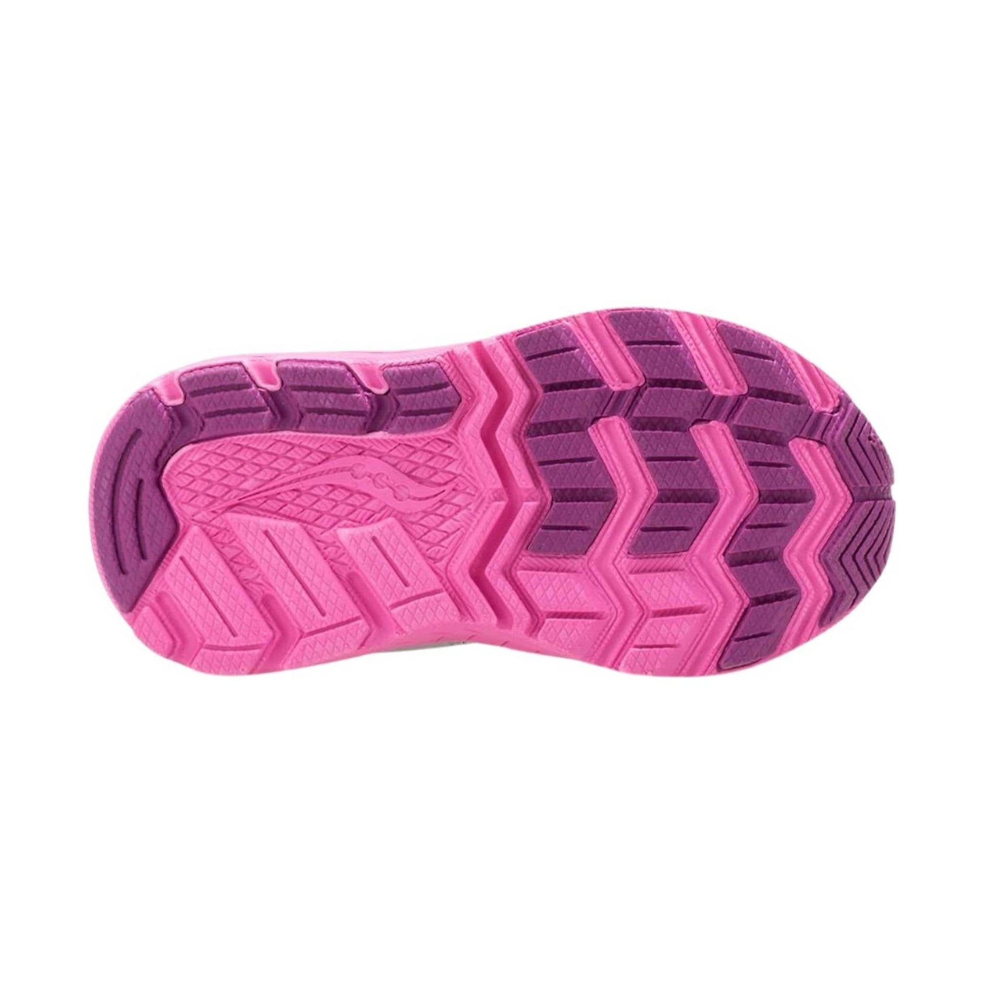 Saucony Kids' Ride 10 Jr Shoe - Silver/Pink by Lenny's Shoe & Apparel