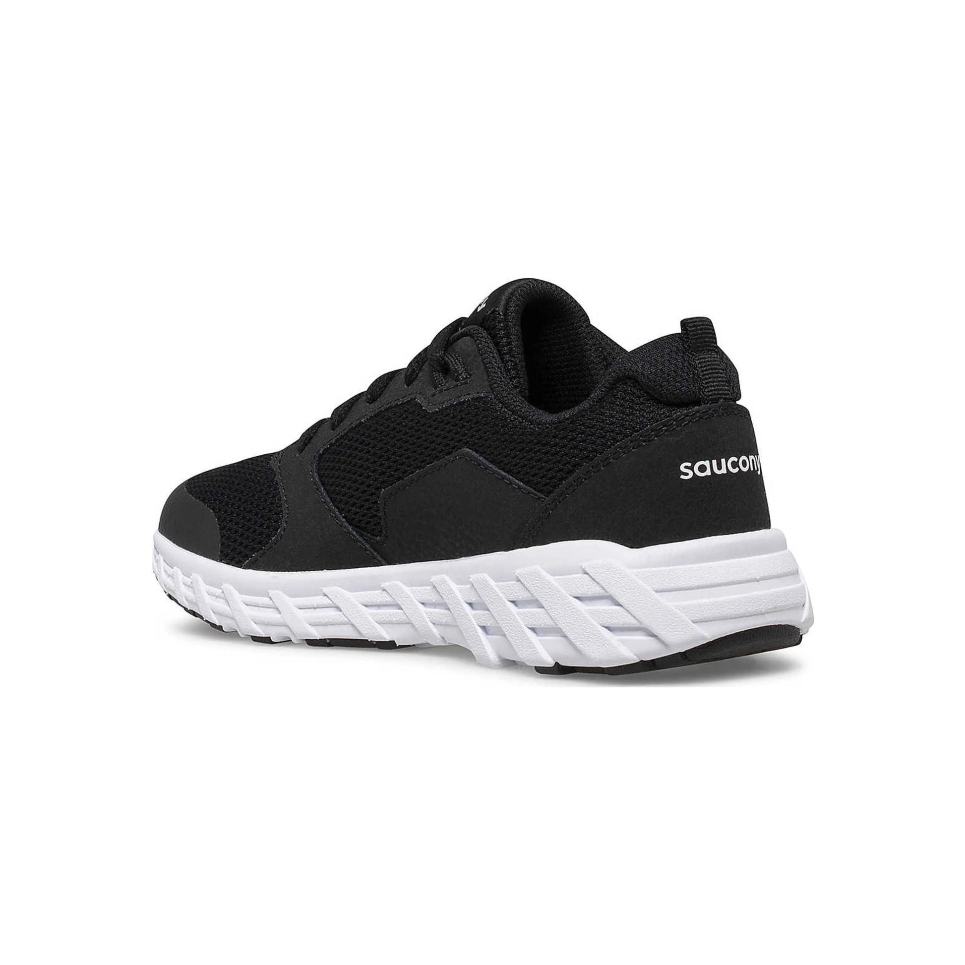 Saucony Kids' Wind 2.0 Shoes - Black/White by Lenny's Shoe & Apparel
