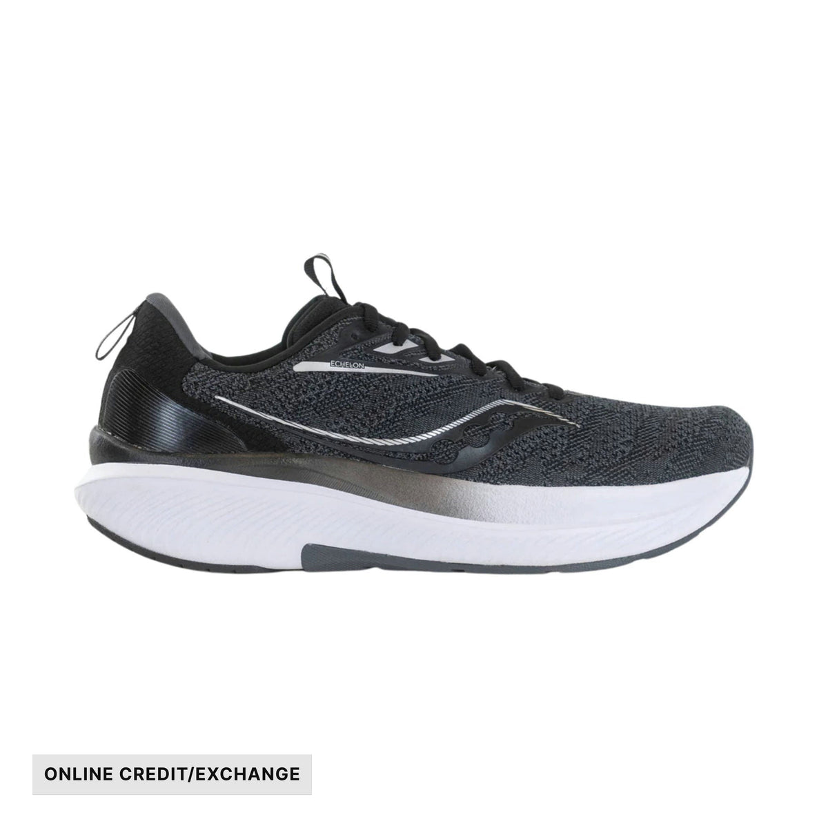 Saucony Men's Echelon 9 Running Shoes - Black/White