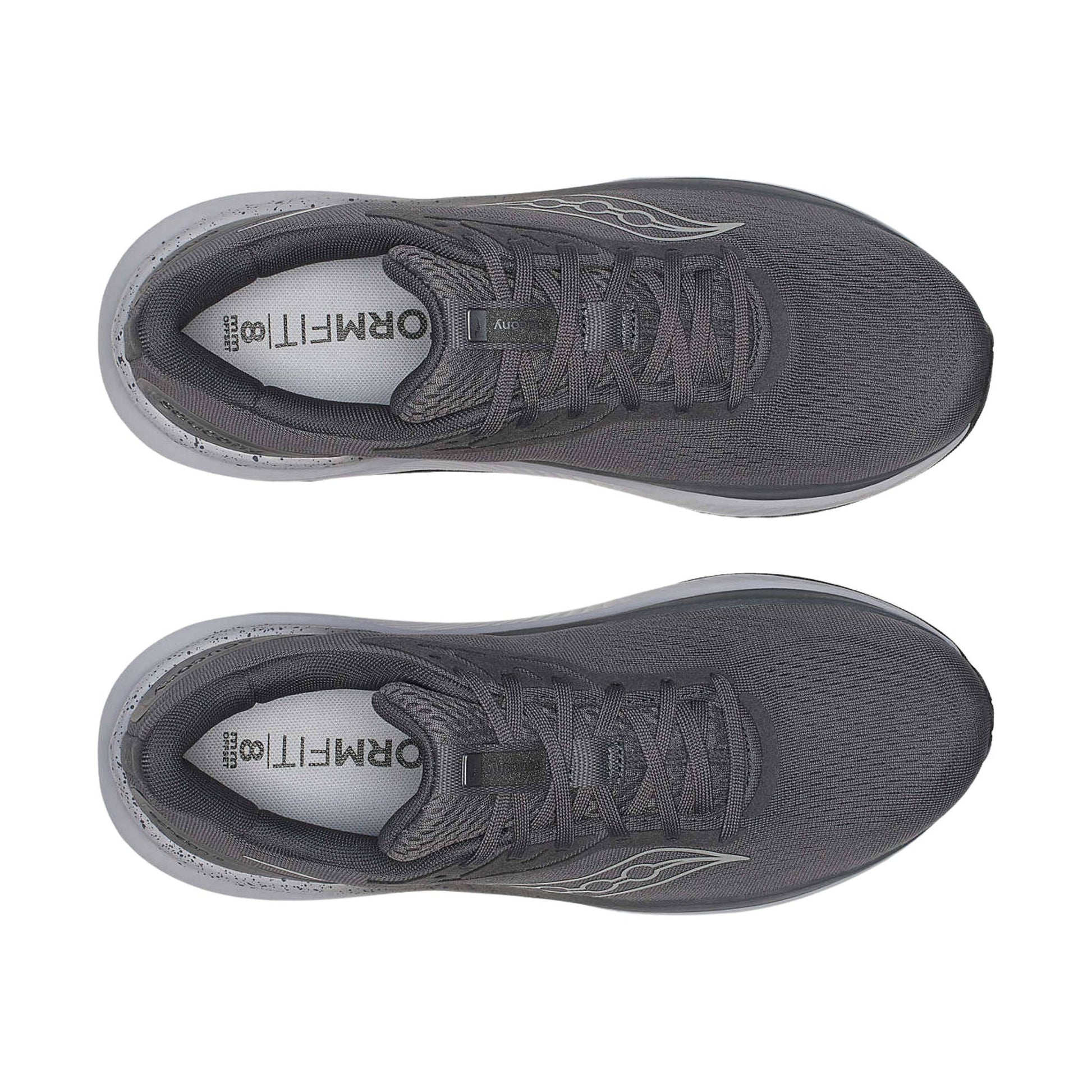 Saucony Men's Echelon 10 Running Shoes - Carbon/Black by Lenny's Shoe & Apparel