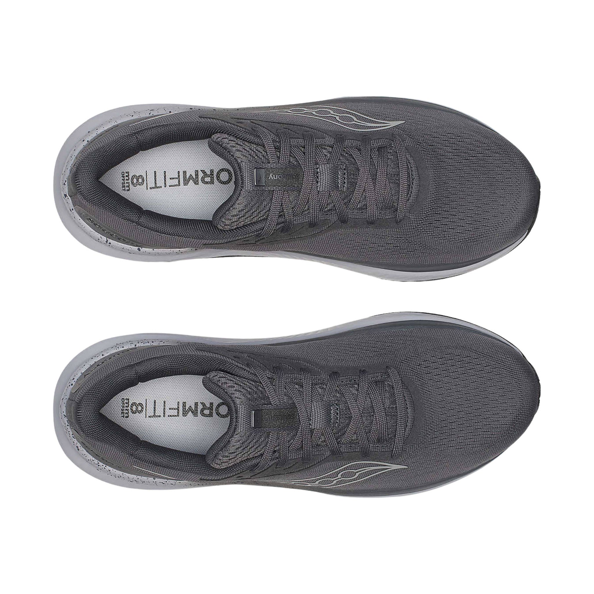 Saucony Men's Echelon 10 Running Shoes - Carbon/Black by Lenny's Shoe & Apparel