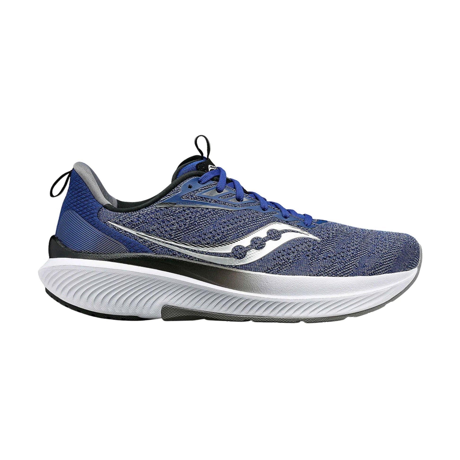 Saucony Men's Echelon 9 Running Shoes - Indigo/Black by Lenny's Shoe & Apparel