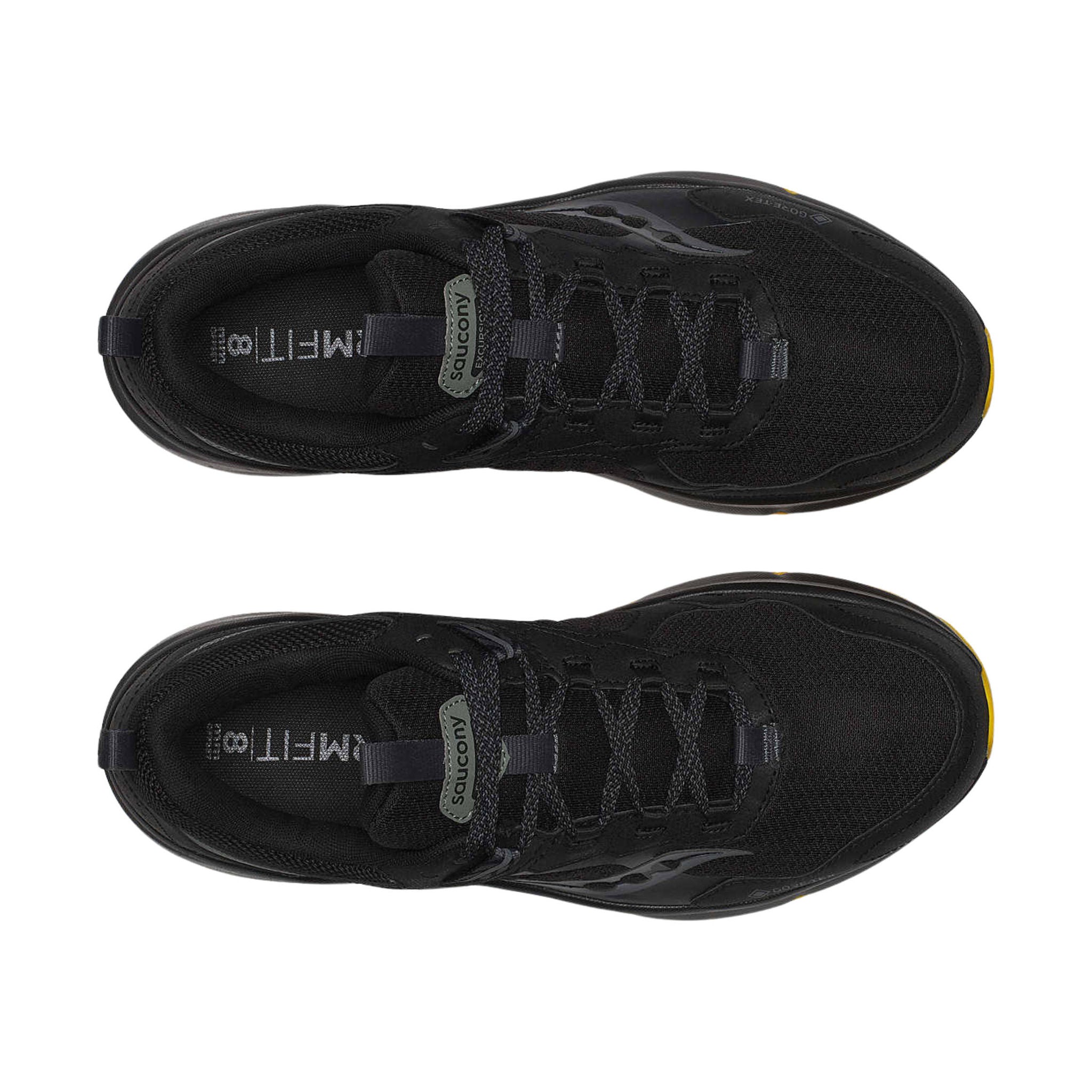 Saucony Men's Excursion TR17 GTX Trail Shoes - Black/Oak by Lenny's Shoe & Apparel