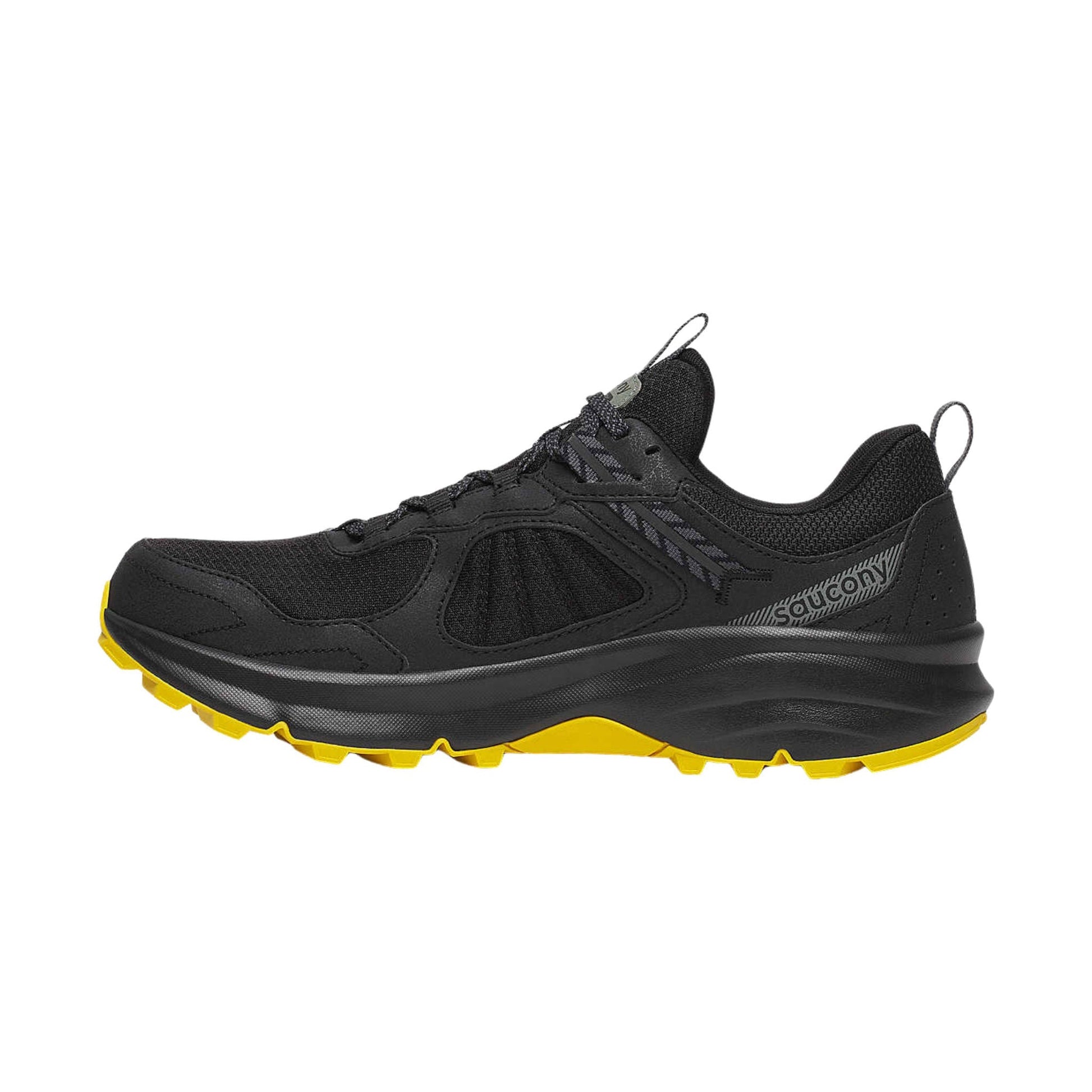Saucony Men's Excursion TR17 GTX Trail Shoes - Black/Oak by Lenny's Shoe & Apparel
