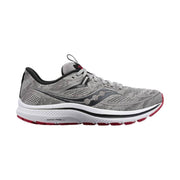 Saucony Men's Omni 21 Shoes - Alloy/Garnet by Lenny's Shoe & Apparel