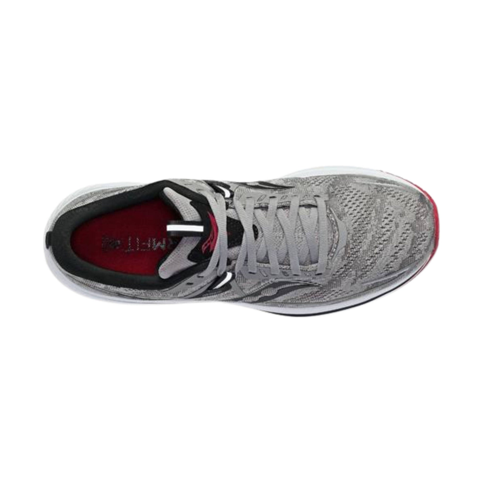 Saucony Men's Omni 21 Shoes - Alloy/Garnet by Lenny's Shoe & Apparel