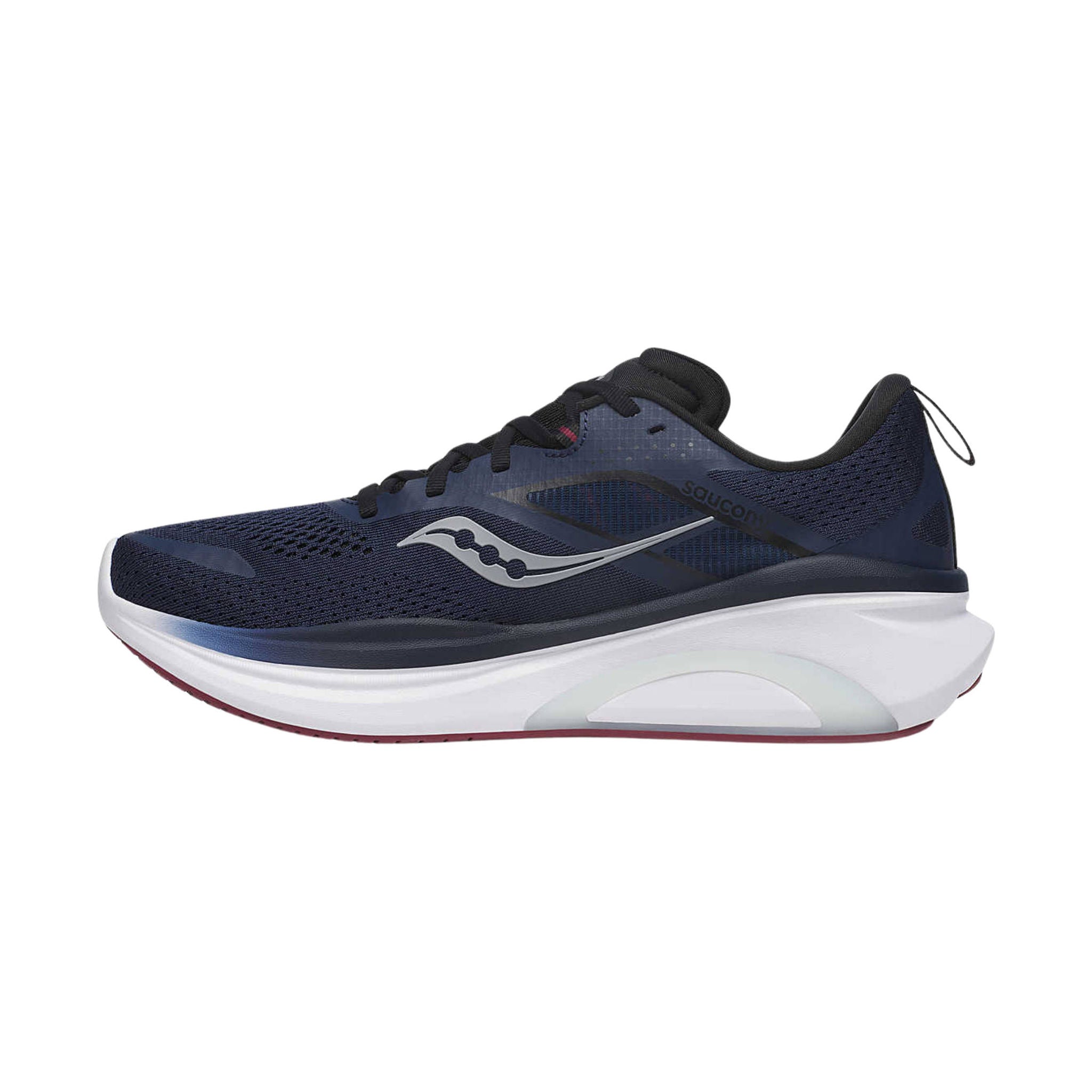 Saucony Men's Omni 22 Running Shoes - Navy/Currant by Lenny's Shoe & Apparel