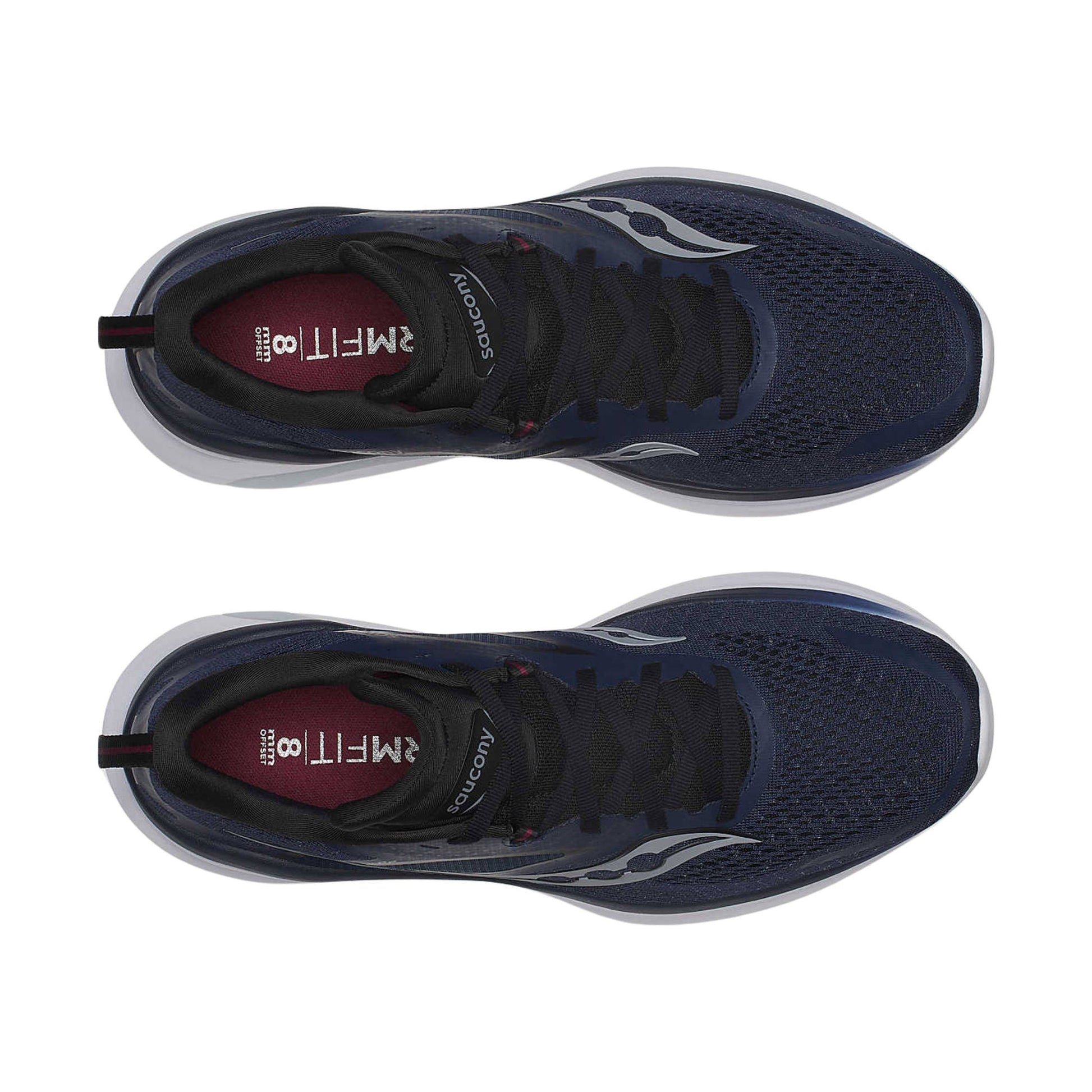 Saucony Men's Omni 22 Running Shoes - Navy/Currant by Lenny's Shoe & Apparel