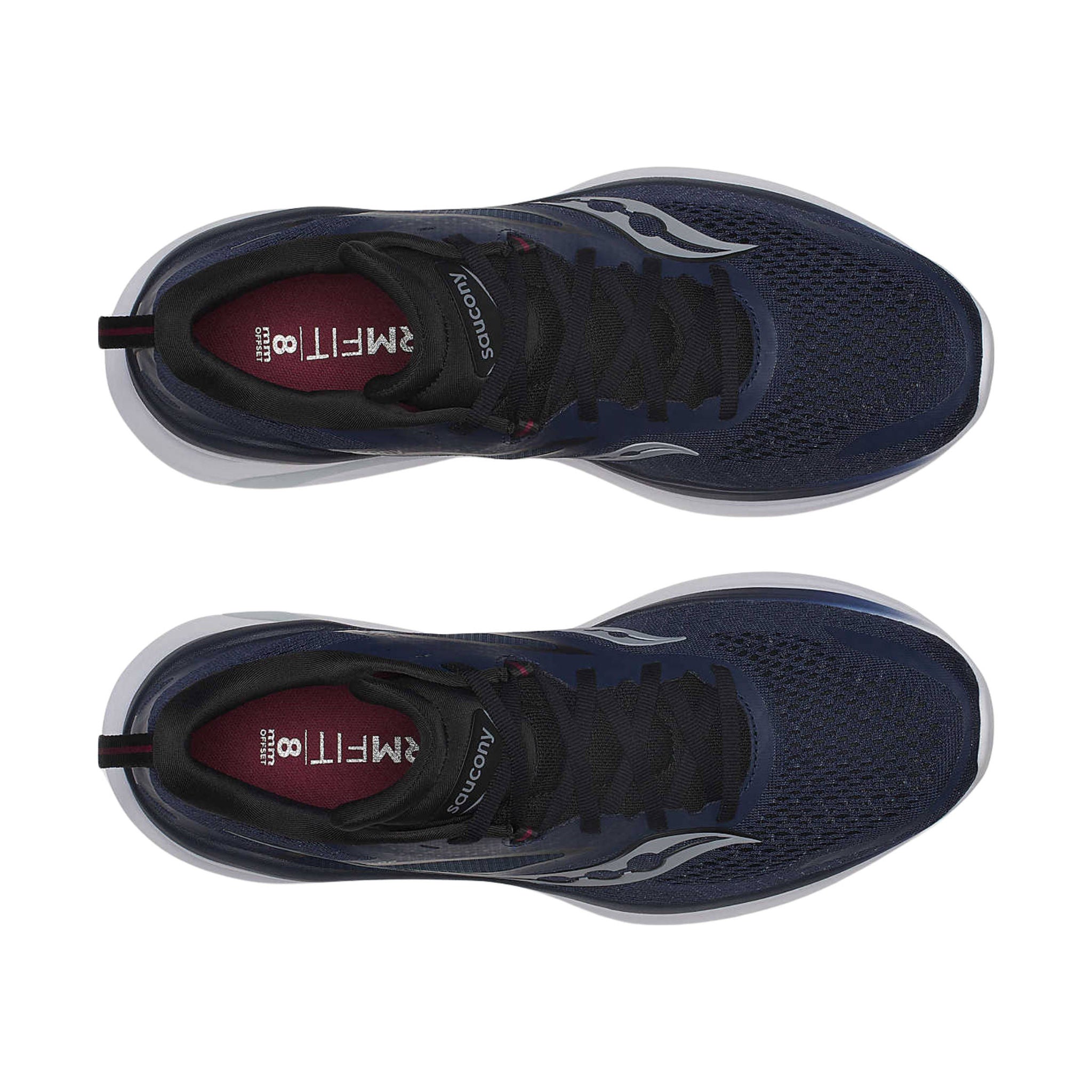 Saucony Men's Omni 22 Running Shoes - Navy/Currant by Lenny's Shoe & Apparel