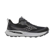 Saucony Men's Peregrine 15 Trail Shoes - Black/Shadow by Lenny's Shoe & Apparel