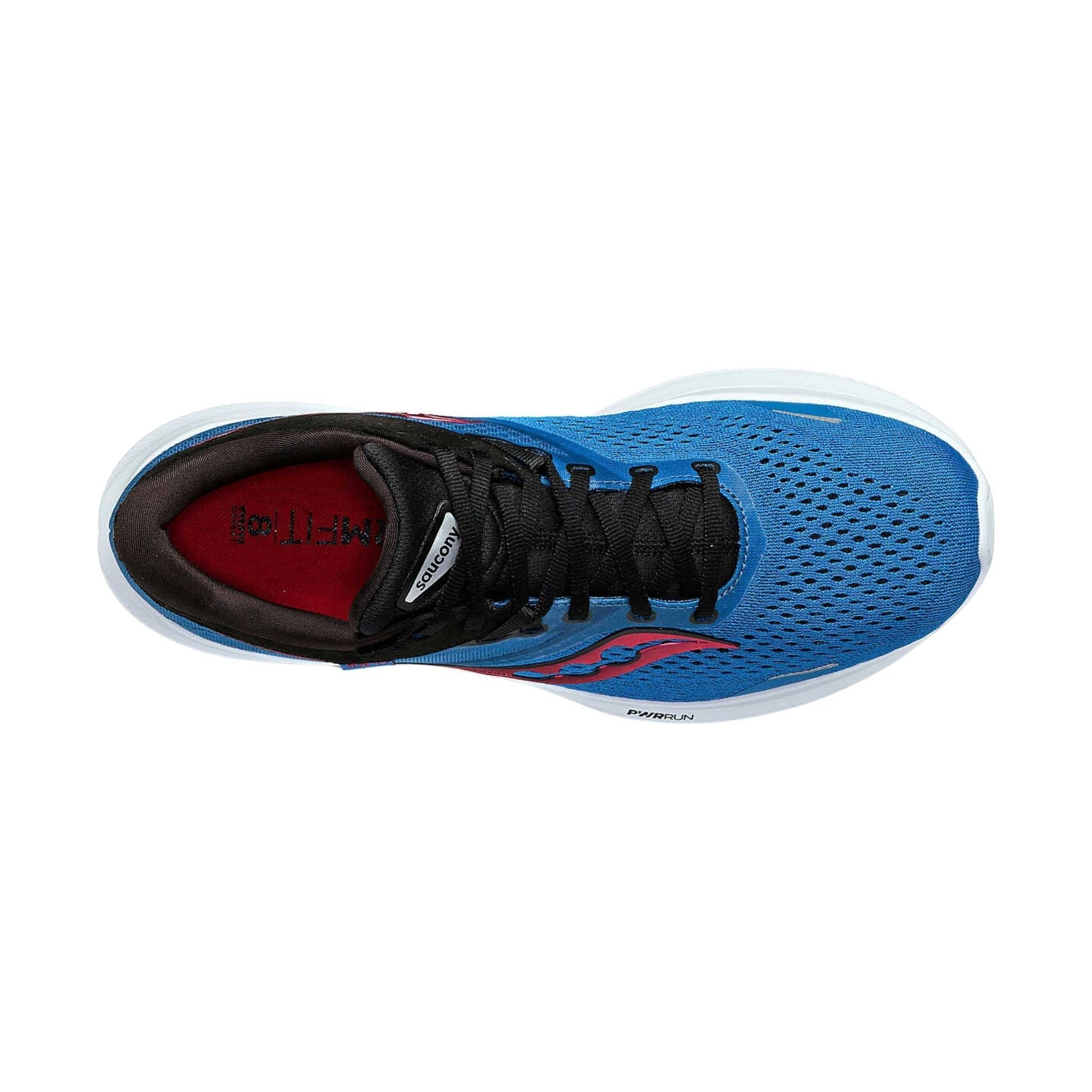 Saucony Men's Ride 16 Running Shoes - Hydro/Black by Lenny's Shoe & Apparel