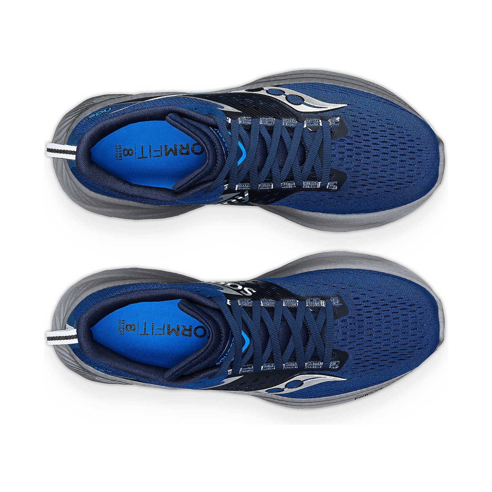 Saucony Men's Ride 17 Running Shoes - Tide/Silver by Lenny's Shoe & Apparel