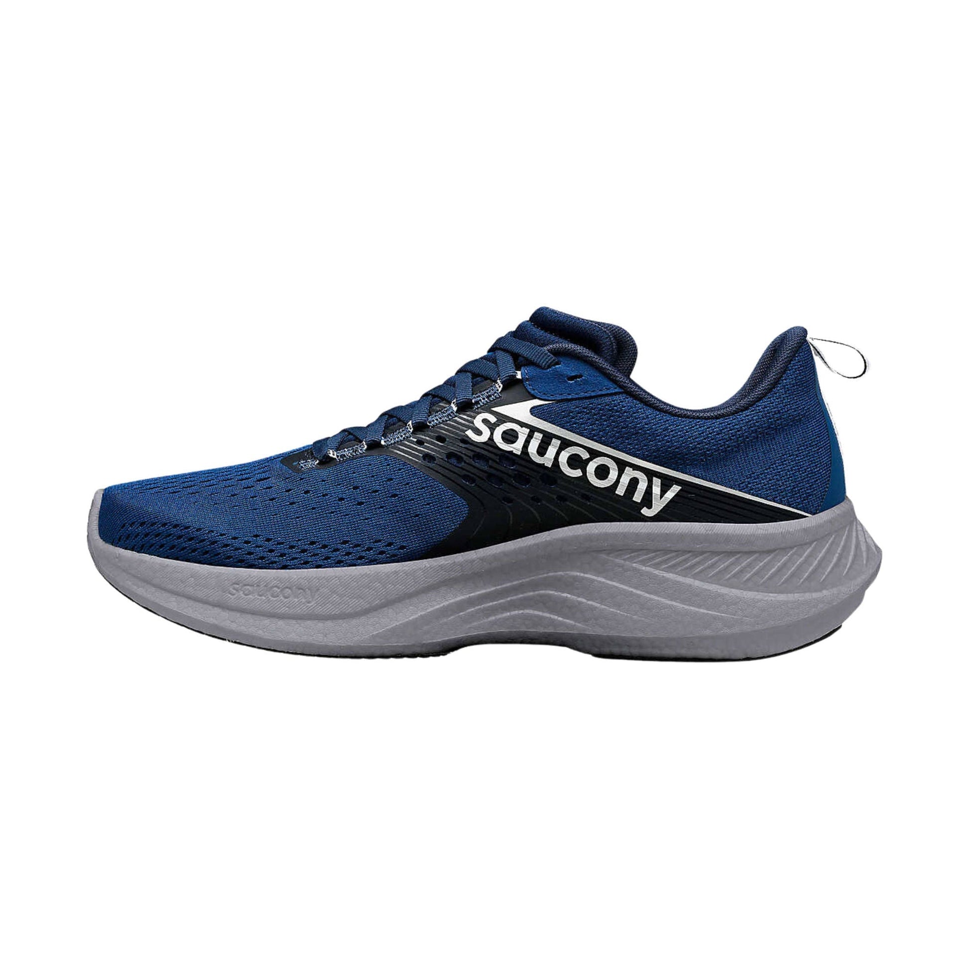 Saucony Men's Ride 17 Running Shoes - Tide/Silver by Lenny's Shoe & Apparel