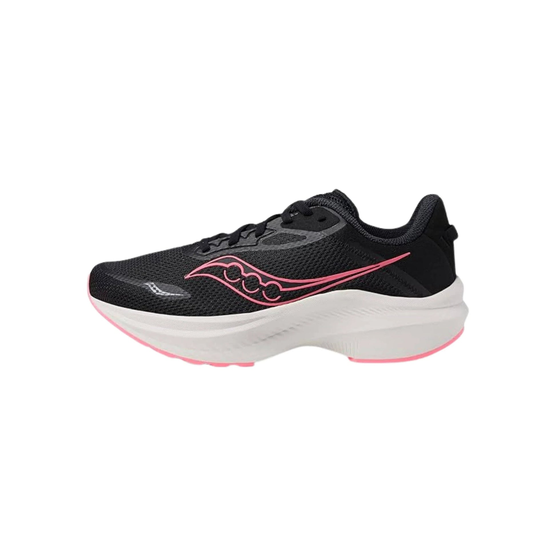 Saucony Women's Axon 3 Running Shoes - Black/Vizi Pink by Lenny's Shoe & Apparel