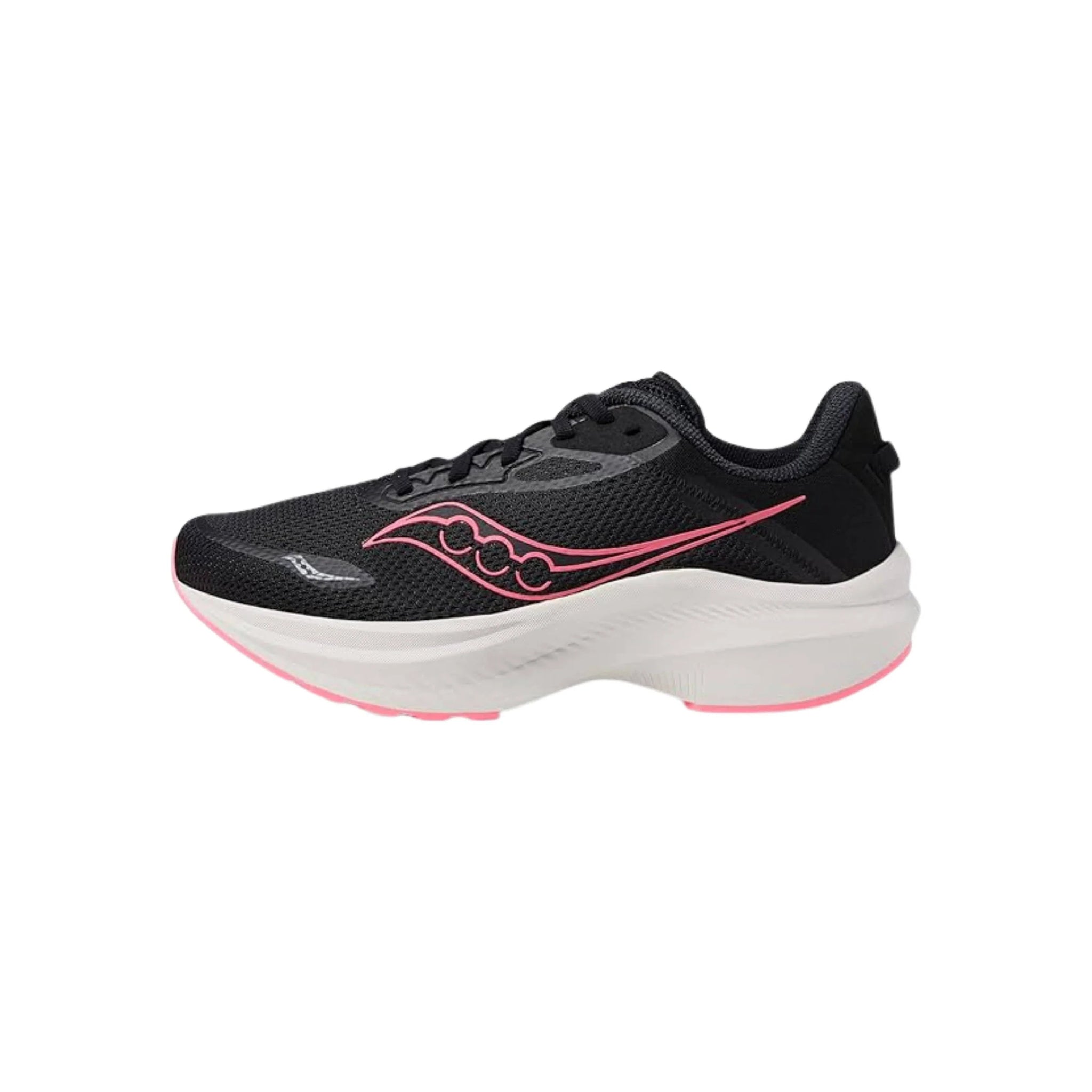 Saucony Women's Axon 3 Running Shoes - Black/Vizi Pink by Lenny's Shoe & Apparel