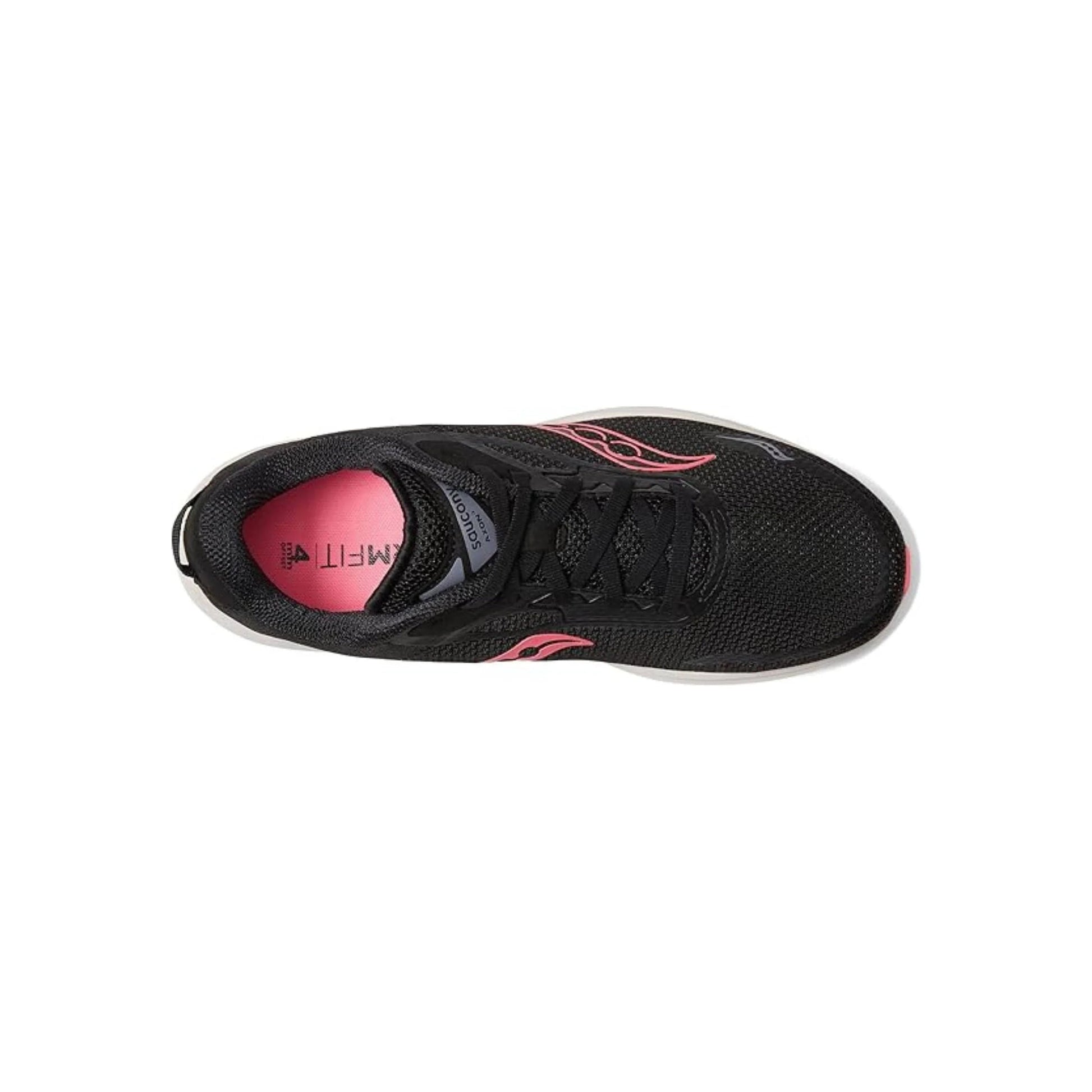 Saucony Women's Axon 3 Running Shoes - Black/Vizi Pink by Lenny's Shoe & Apparel