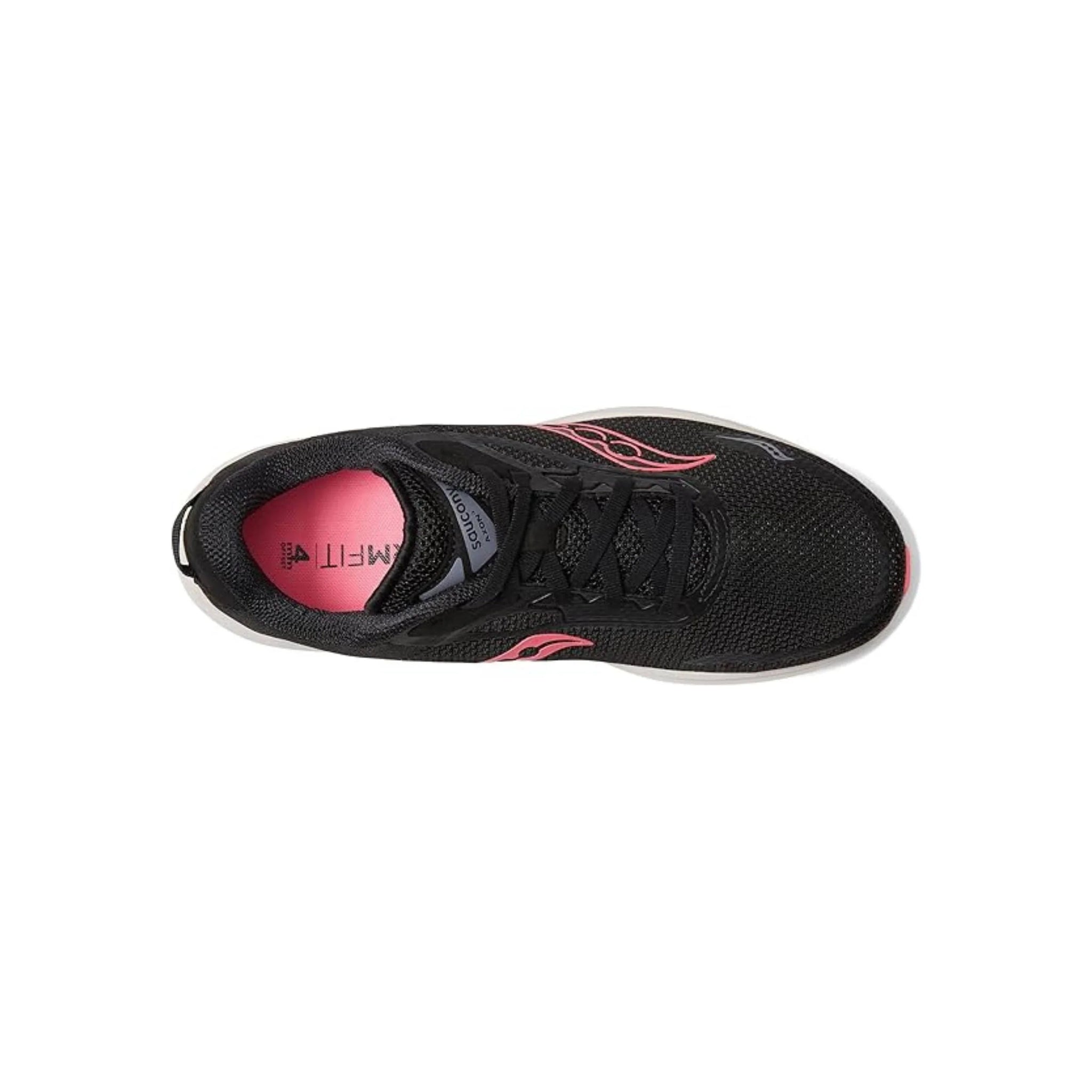 Saucony Women's Axon 3 Running Shoes - Black/Vizi Pink by Lenny's Shoe & Apparel