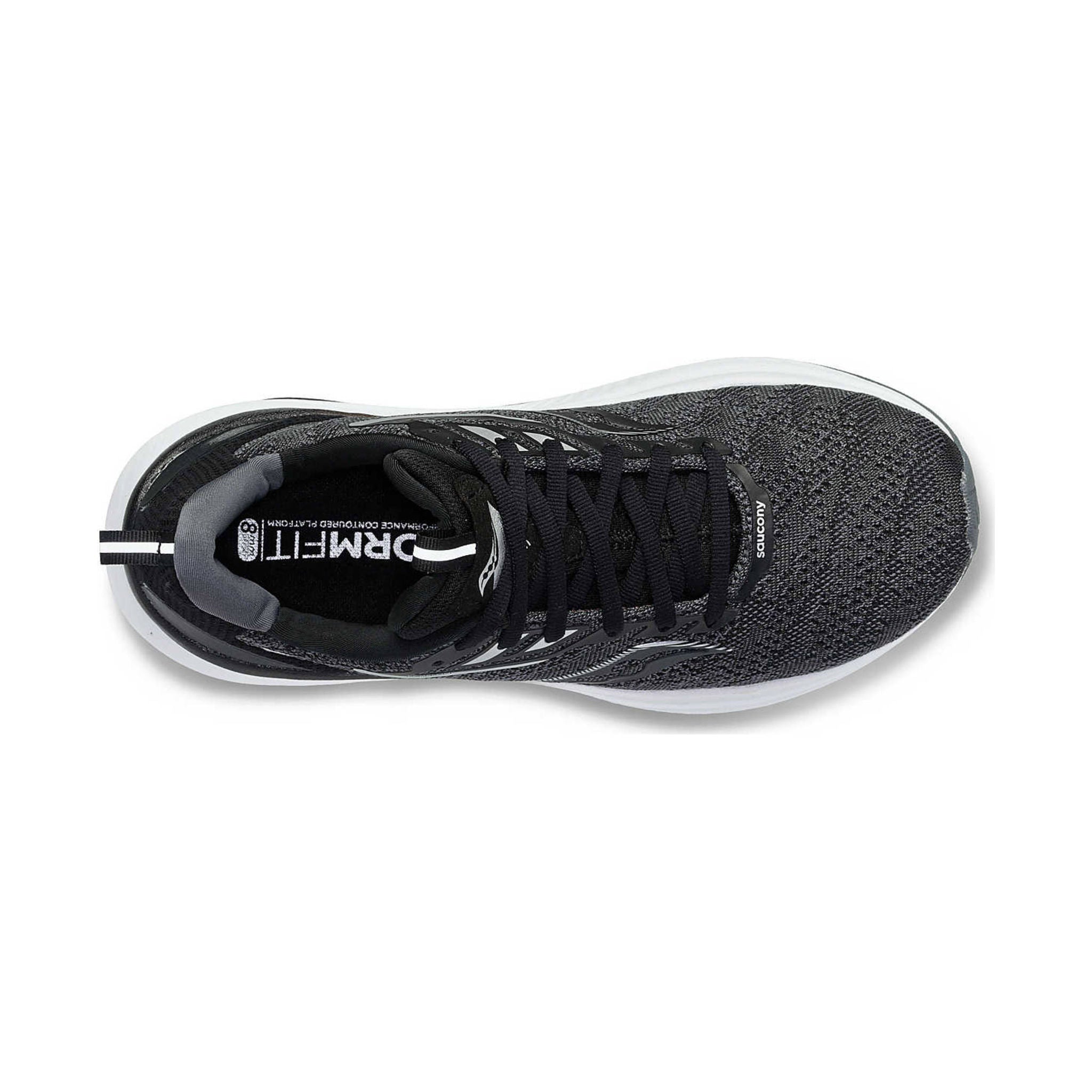 Saucony Women's Echelon 9 Running Shoe - Black/White by Lenny's Shoe & Apparel