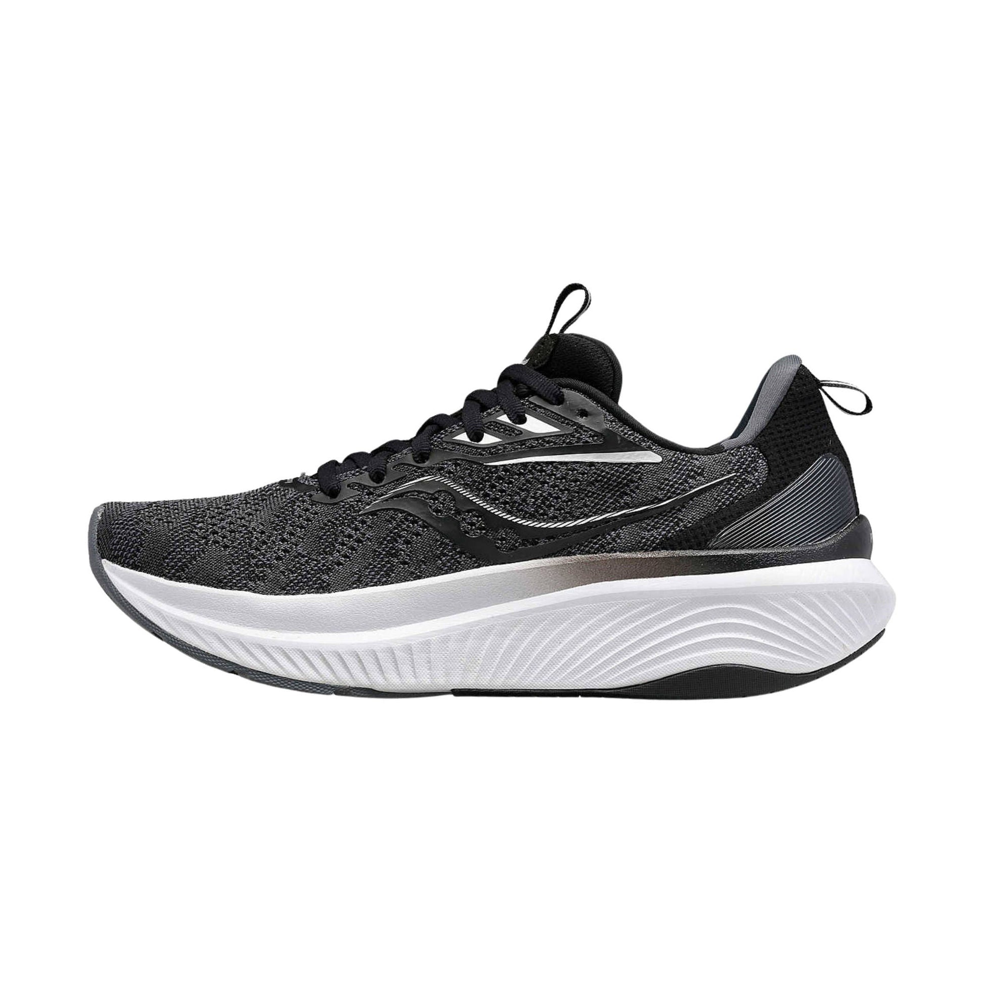 Saucony Women's Echelon 9 Running Shoe - Black/White by Lenny's Shoe & Apparel