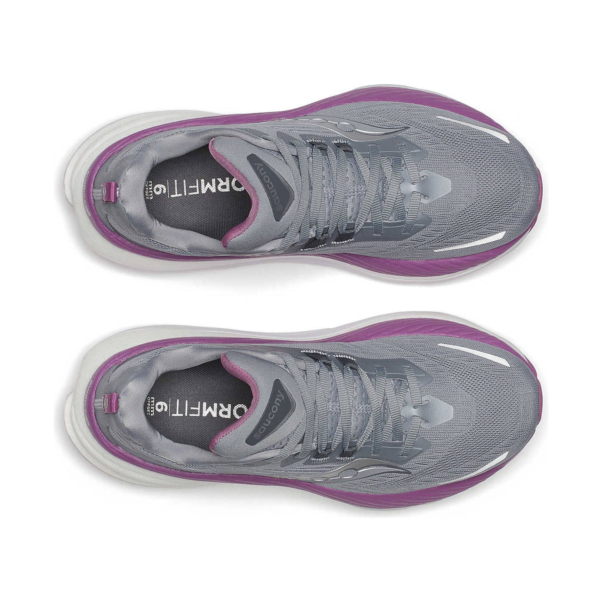 Saucony Women's Hurricane 24 Running Shoes - Flint/Viola by Lenny's Shoe & Apparel