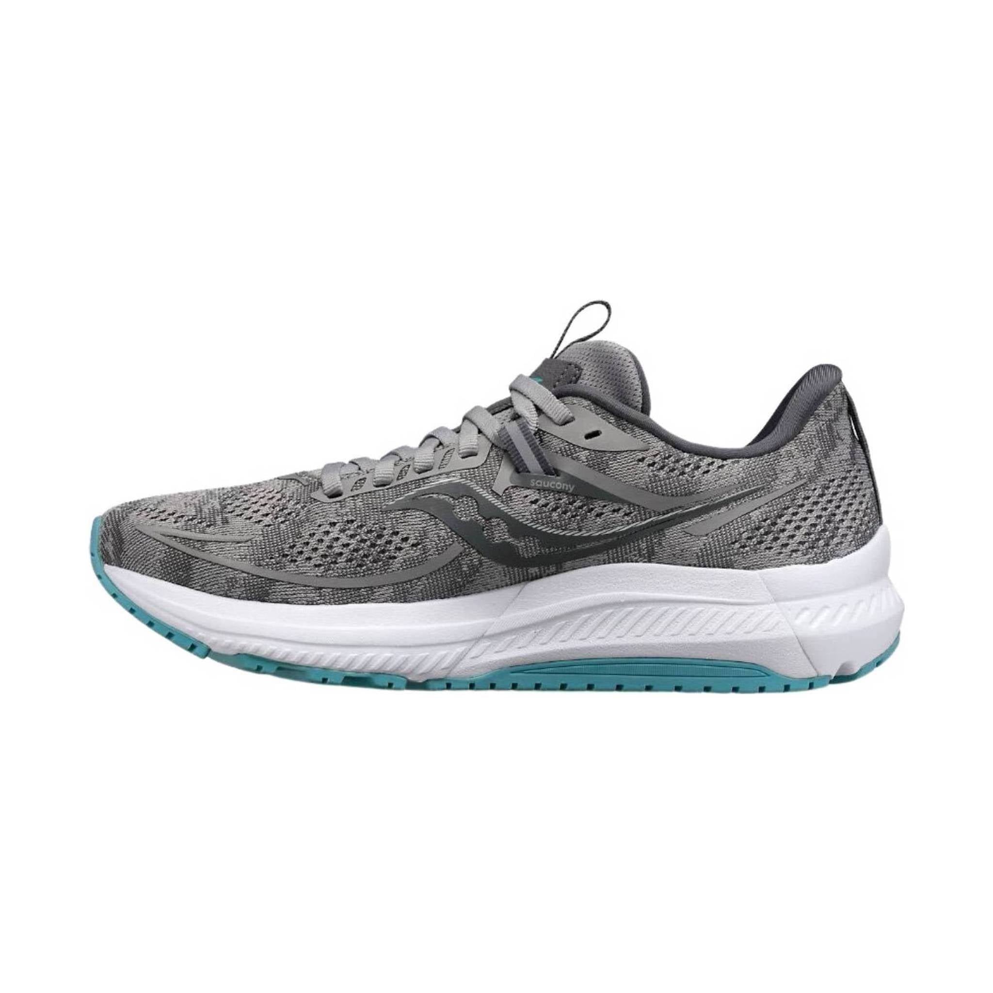 Saucony Women's Omni 21 Running Shoe - Alloy/Rainfall by Lenny's Shoe & Apparel