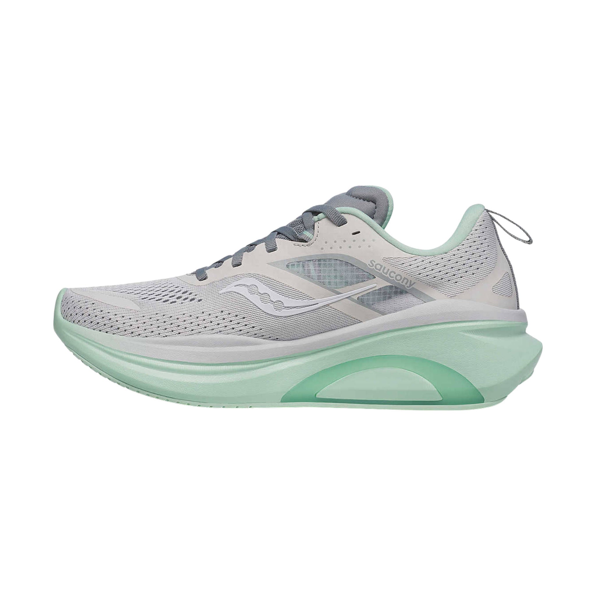Saucony Women's Omni 22 Running Shoes - Fog/Jade by Lenny's Shoe & Apparel