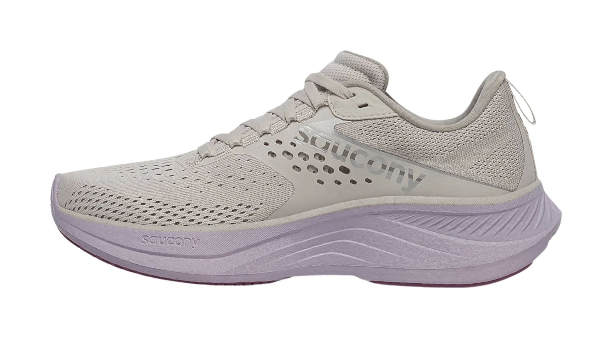 Saucony Women's Ride 17 Running Shoes - Moon/Viola by Lenny's Shoe & Apparel