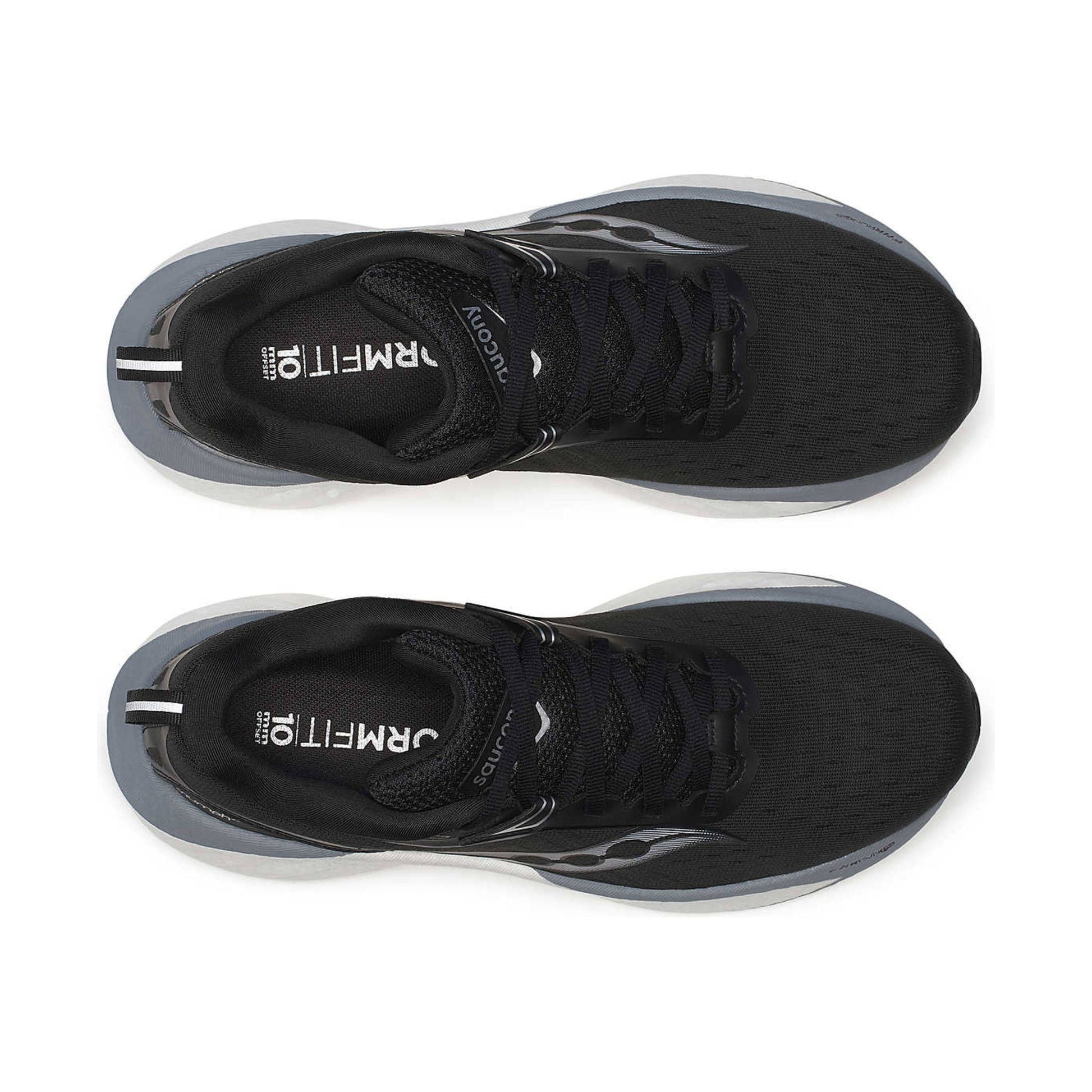 Saucony Women's Triumph 22 Running Shoes - Black/White by Lenny's Shoe & Apparel