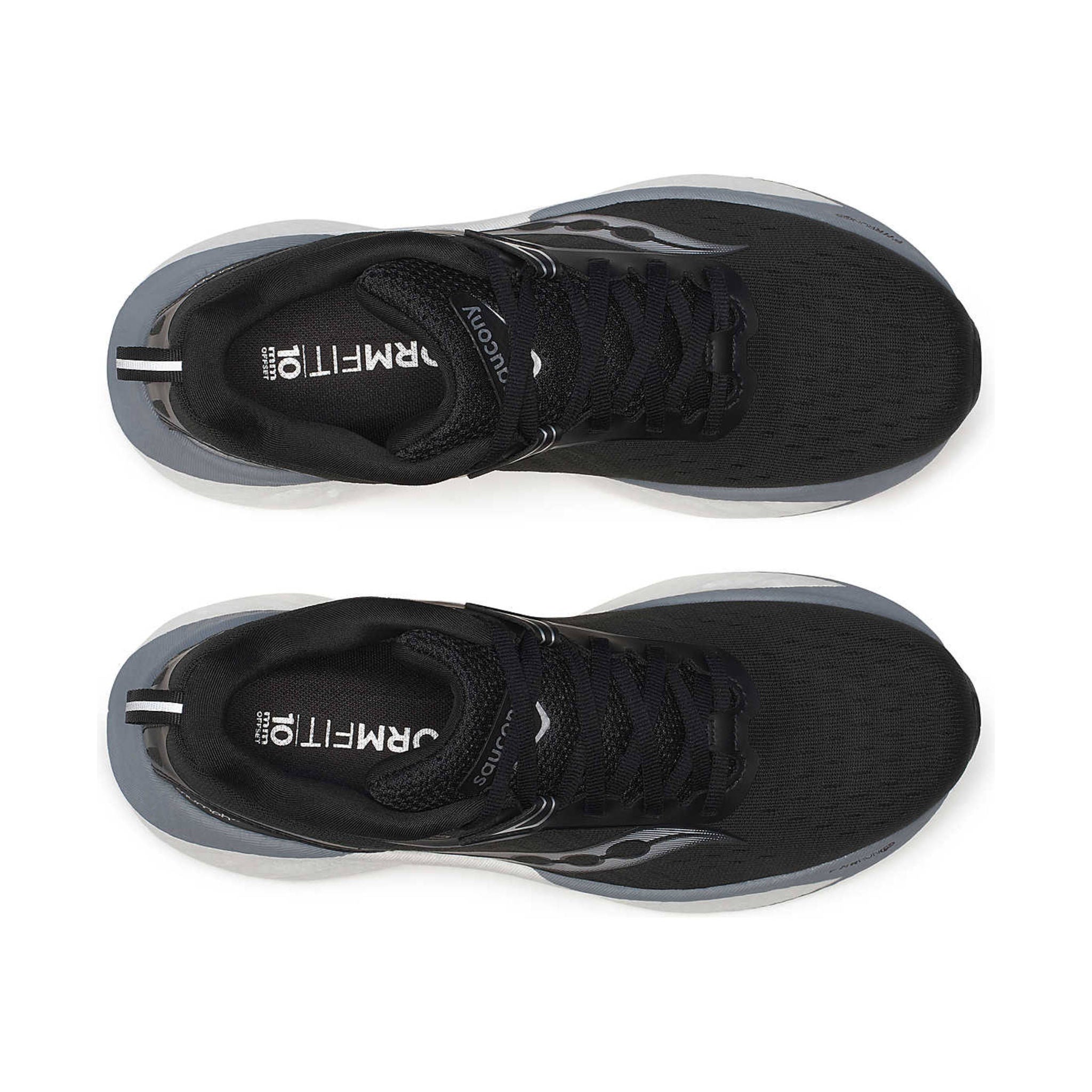 Saucony Women's Triumph 22 Running Shoes - Black/White by Lenny's Shoe & Apparel