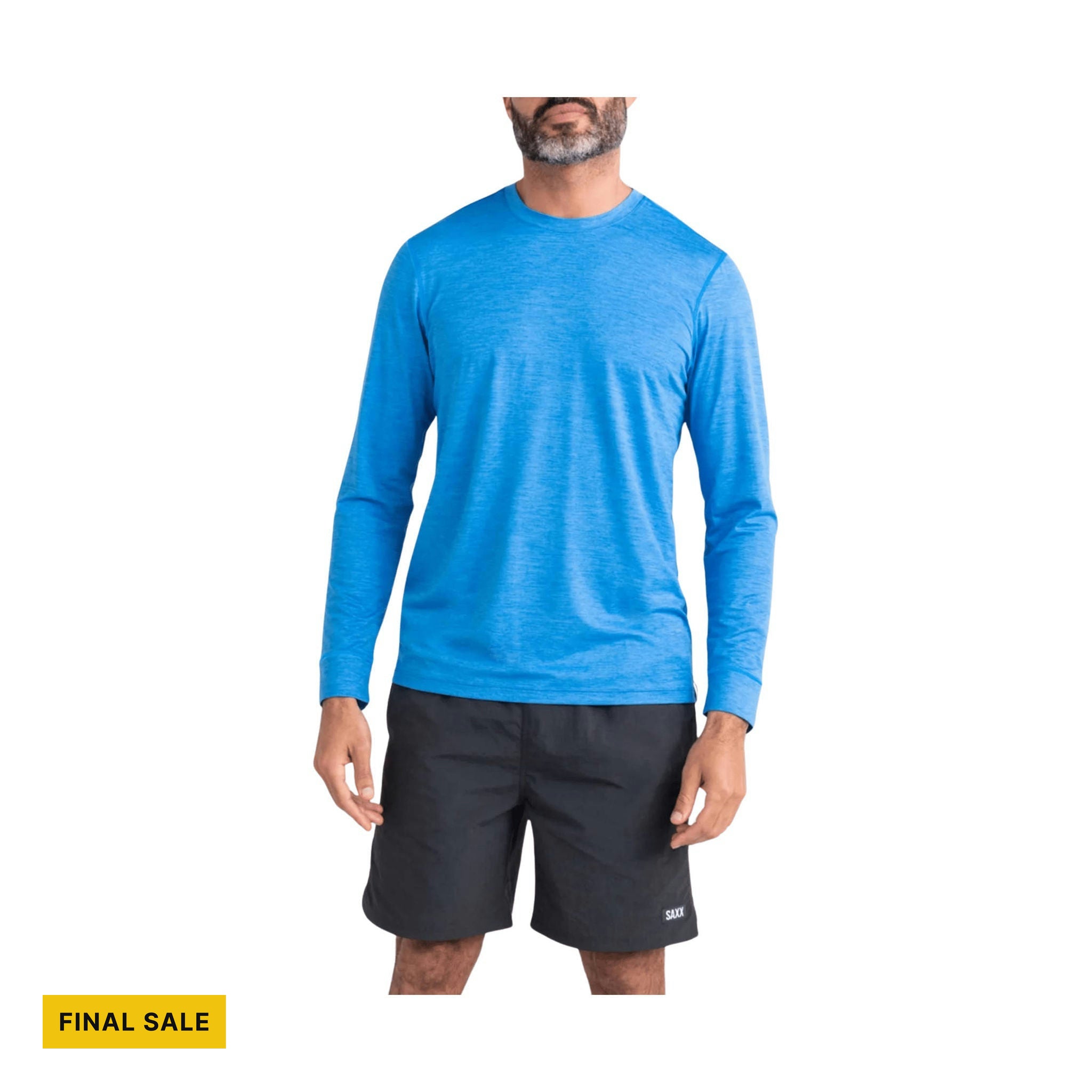 SAXX Men's Go Coastal 2N1 7 Inch Swim Trunks - Faded Black