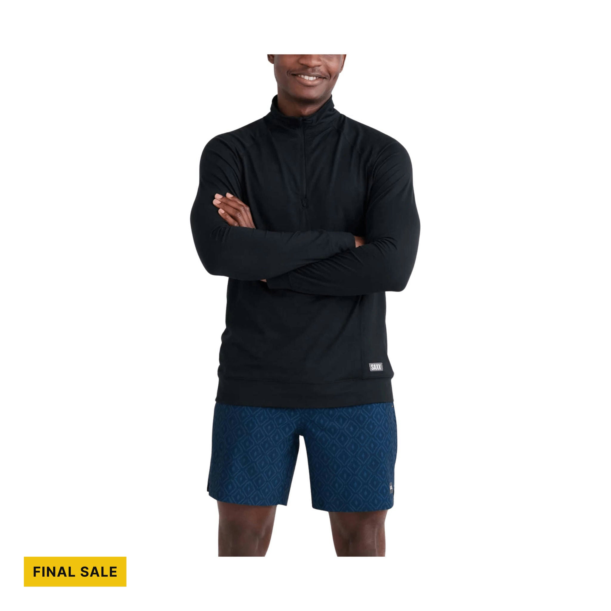 SAXX Men's Multi Sport 2N1 7 Inch Shorts - Ikat Check Navy