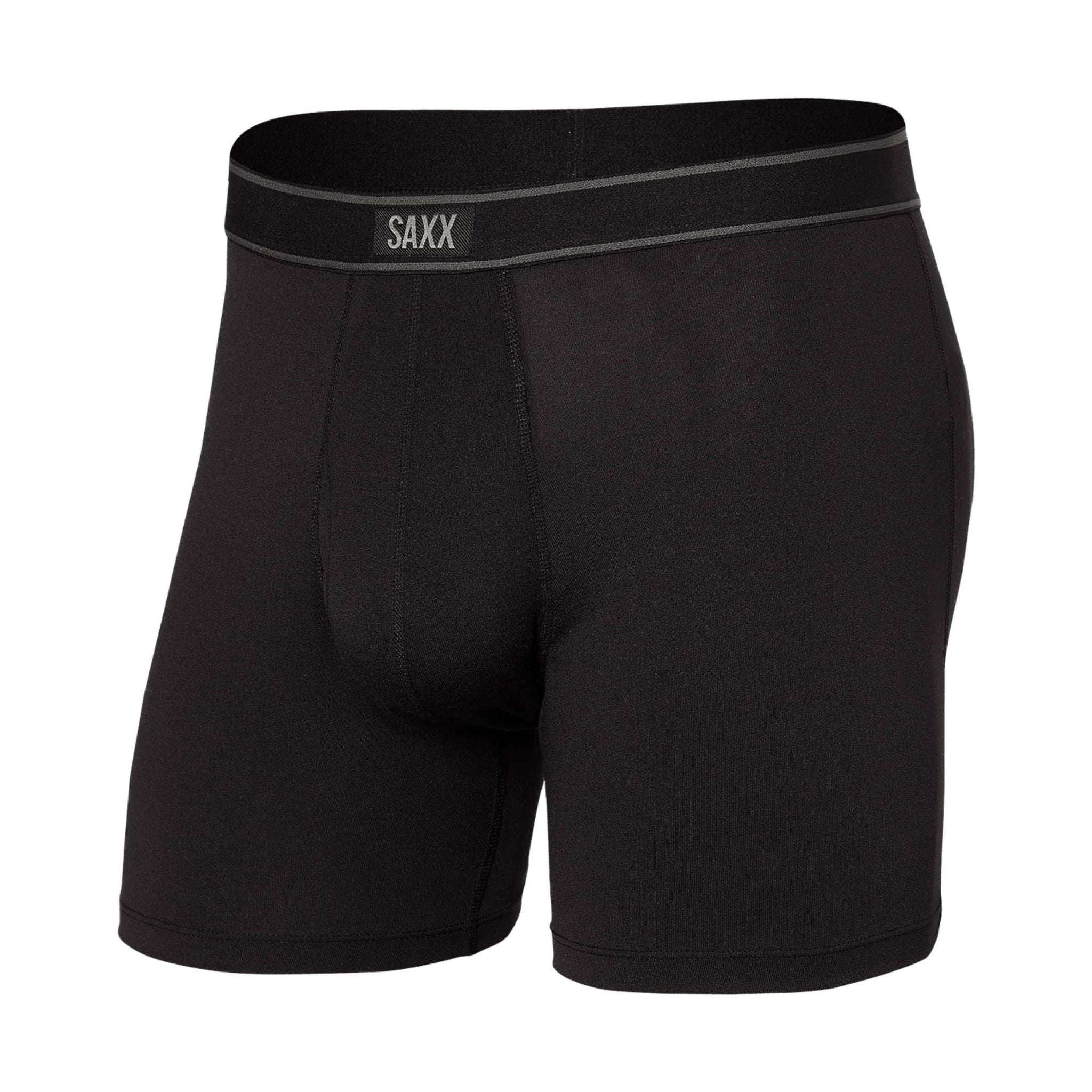SAXX Men's Daytripper Boxer Brief - Black by Lenny's Shoe & Apparel