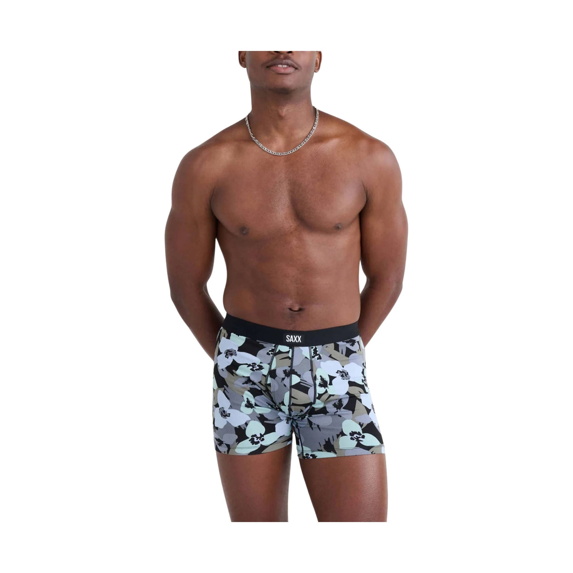 SAXX Men's Daytripper Boxer Brief - Camo Flowers by Lenny's Shoe & Apparel
