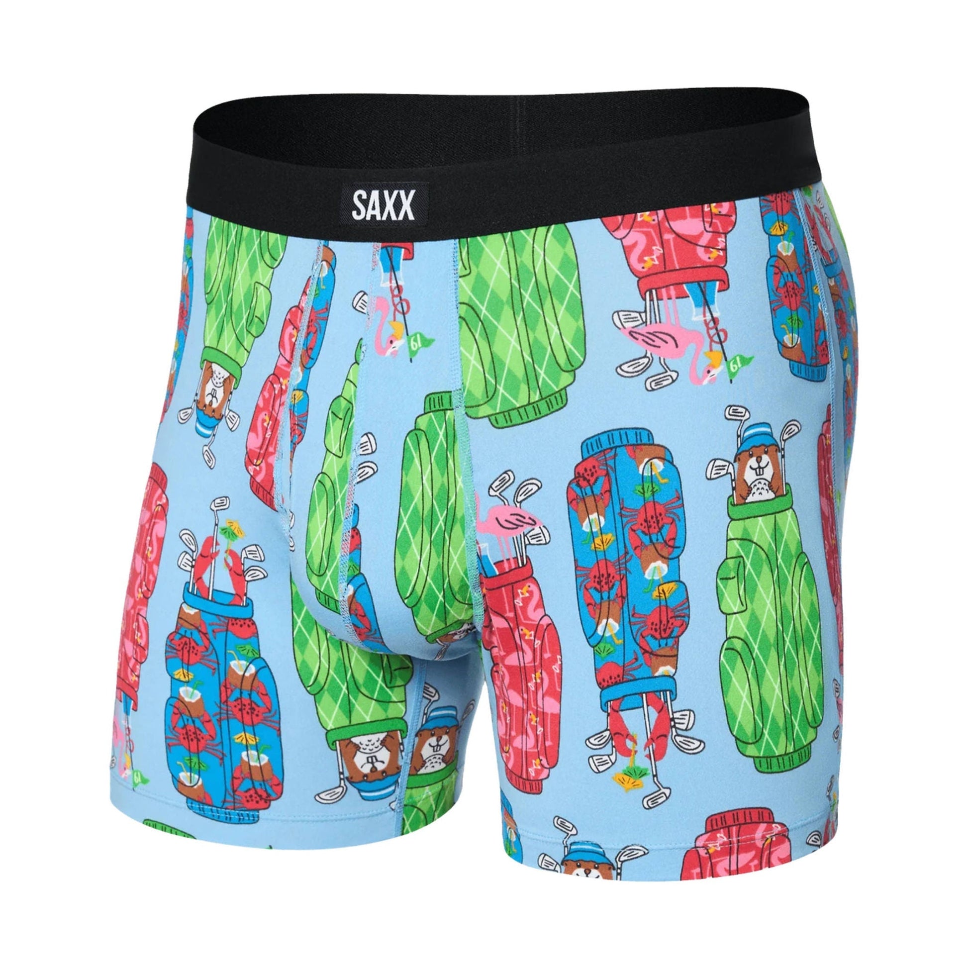 SAXX Men's Daytripper Boxer Brief - Rad-Iculous Bags-Azure by Lenny's Shoe & Apparel